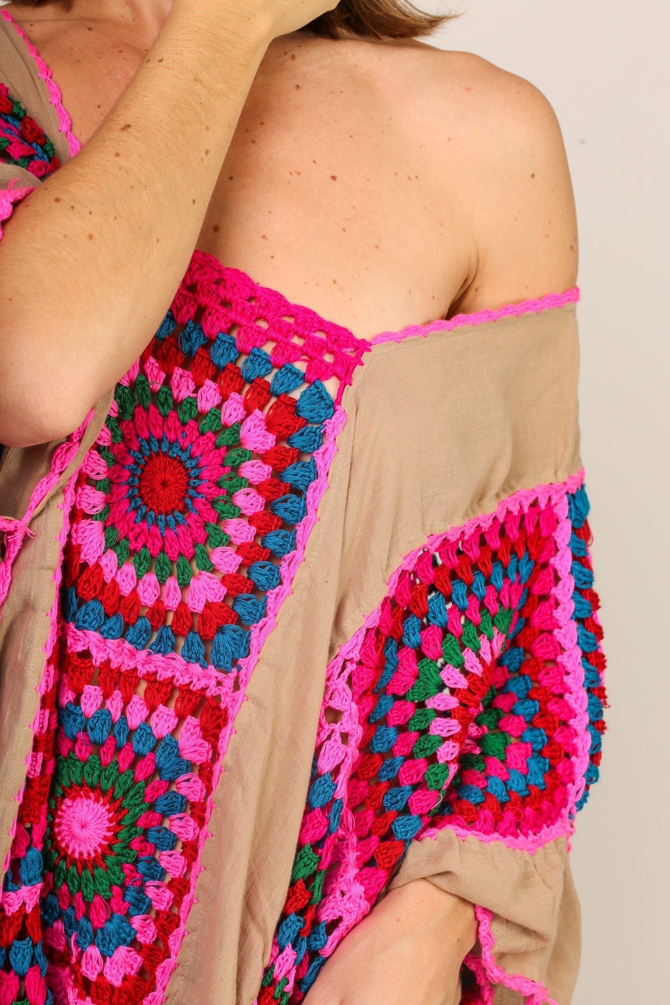 CROCHET KAFTAN JENUS - BANGKOK TAILOR CLOTHING STORE - HANDMADE CLOTHING