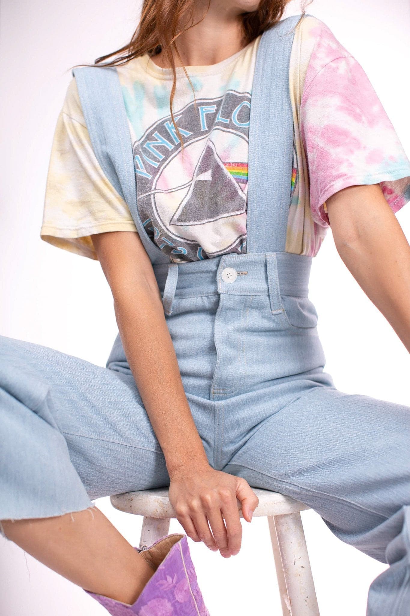 DENIM JUMPSUIT ELENA - BANGKOK TAILOR CLOTHING STORE - HANDMADE CLOTHING