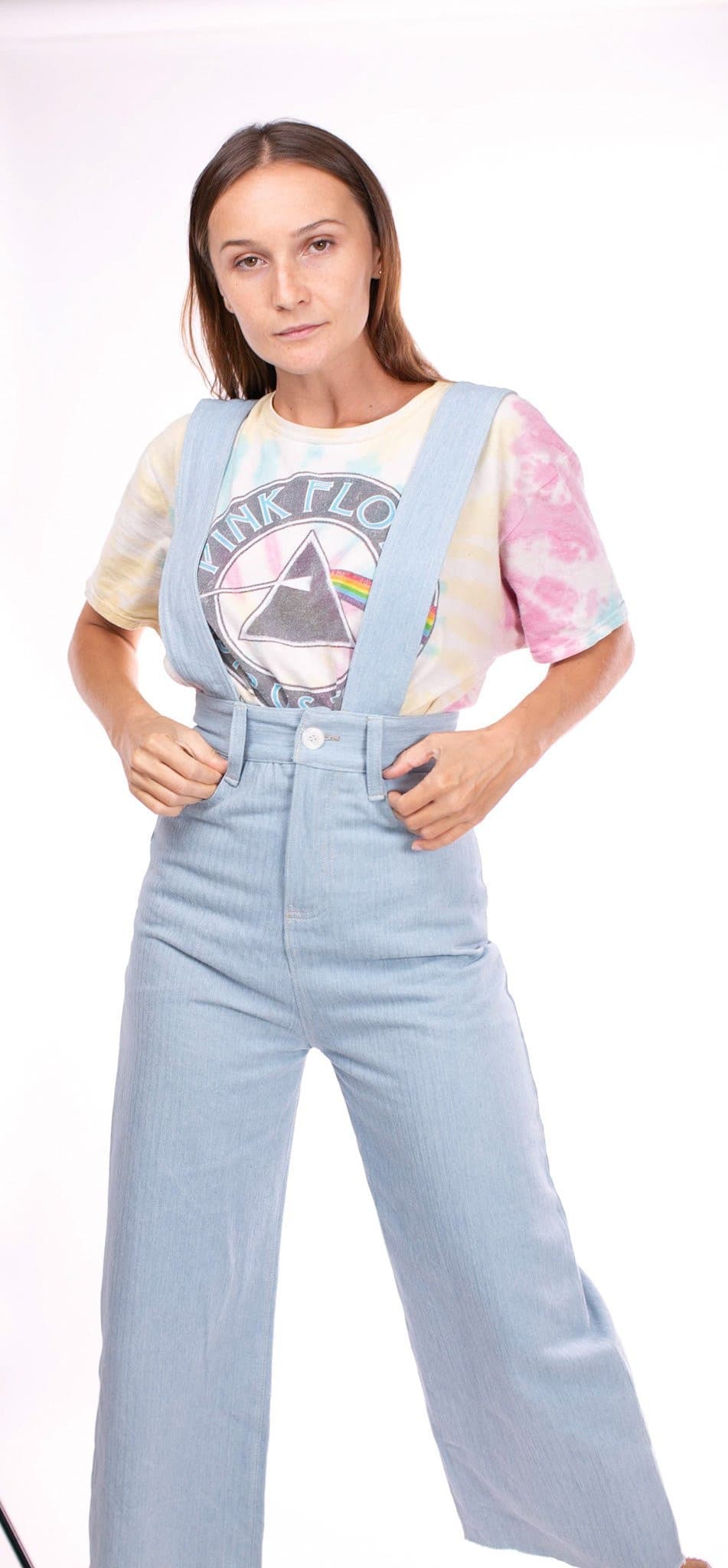 DENIM JUMPSUIT ELENA - BANGKOK TAILOR CLOTHING STORE - HANDMADE CLOTHING