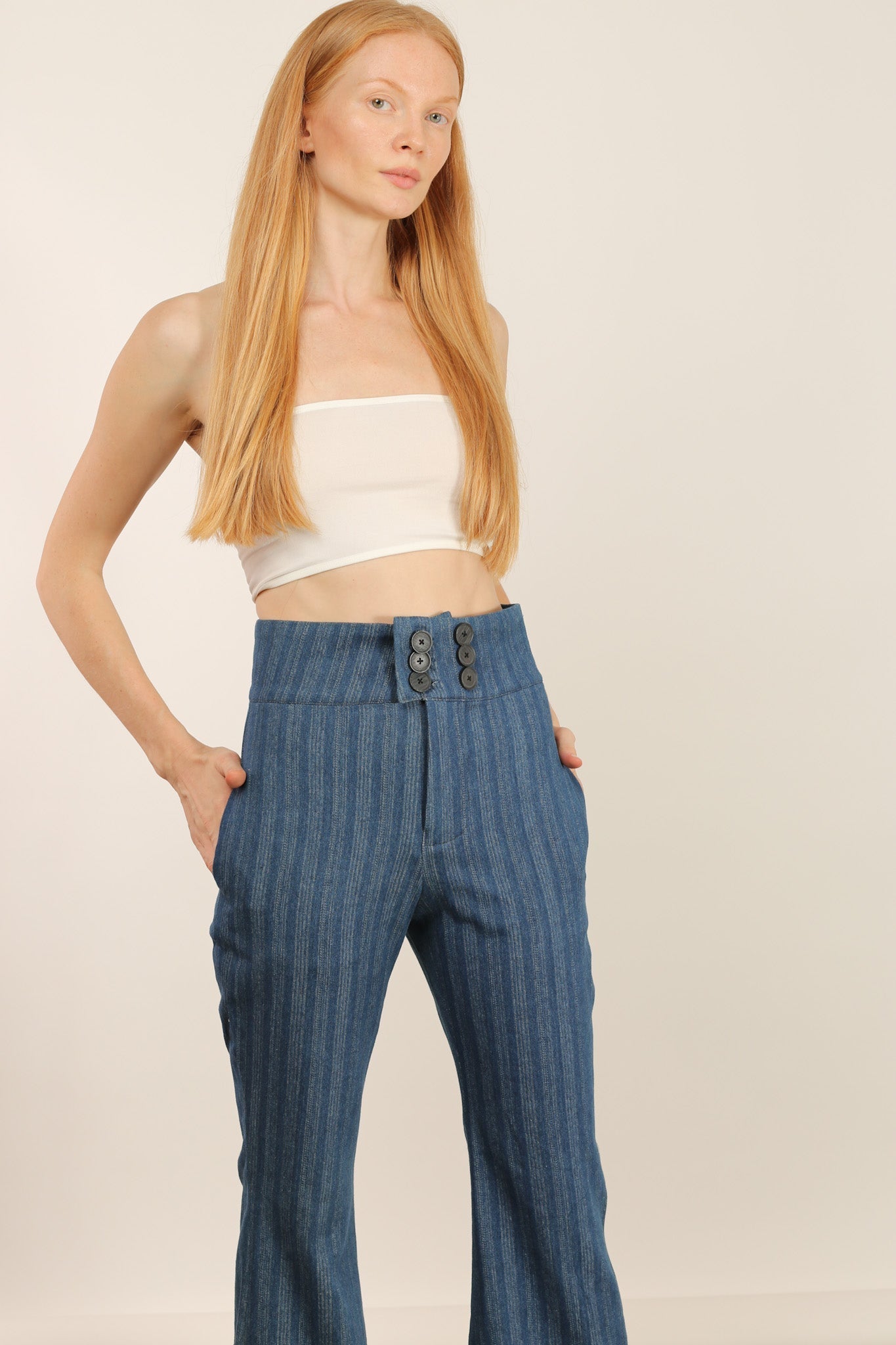 DENIM PANTS NATOUK - BANGKOK TAILOR CLOTHING STORE - HANDMADE CLOTHING