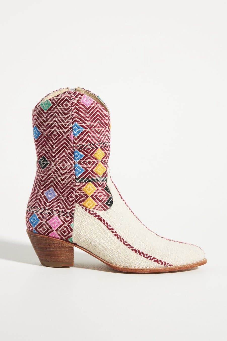 DIAMOND EMBROIDERED WESTERN BOOTS X ANTHROPOLOGIE - BANGKOK TAILOR CLOTHING STORE - HANDMADE CLOTHING