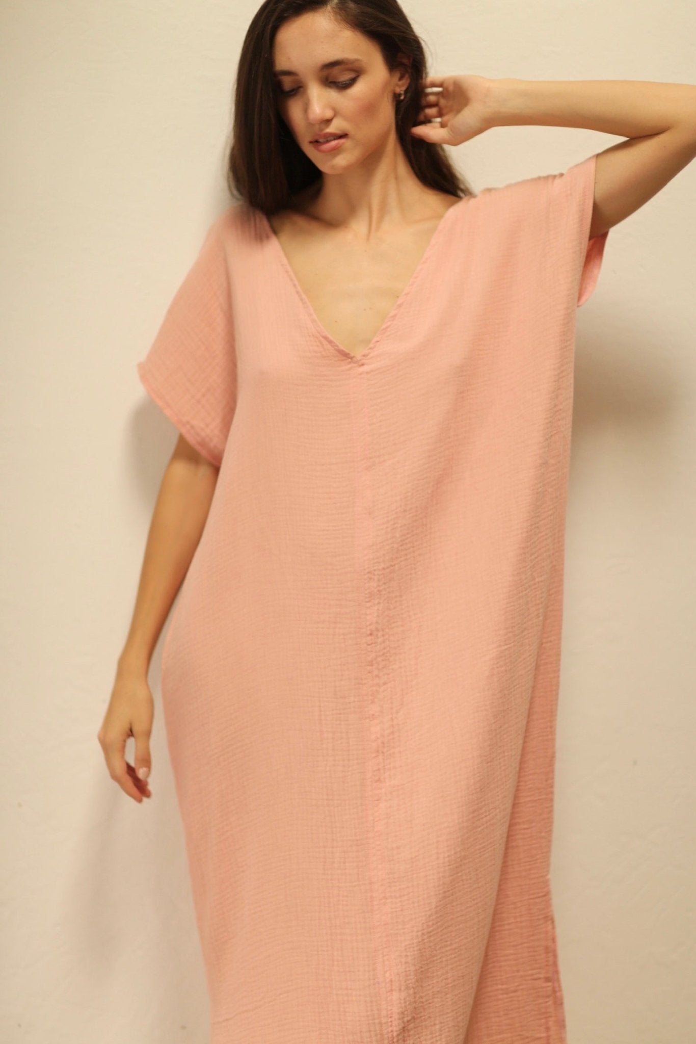 DRESS HELEN COTTON - BANGKOK TAILOR CLOTHING STORE - HANDMADE CLOTHING