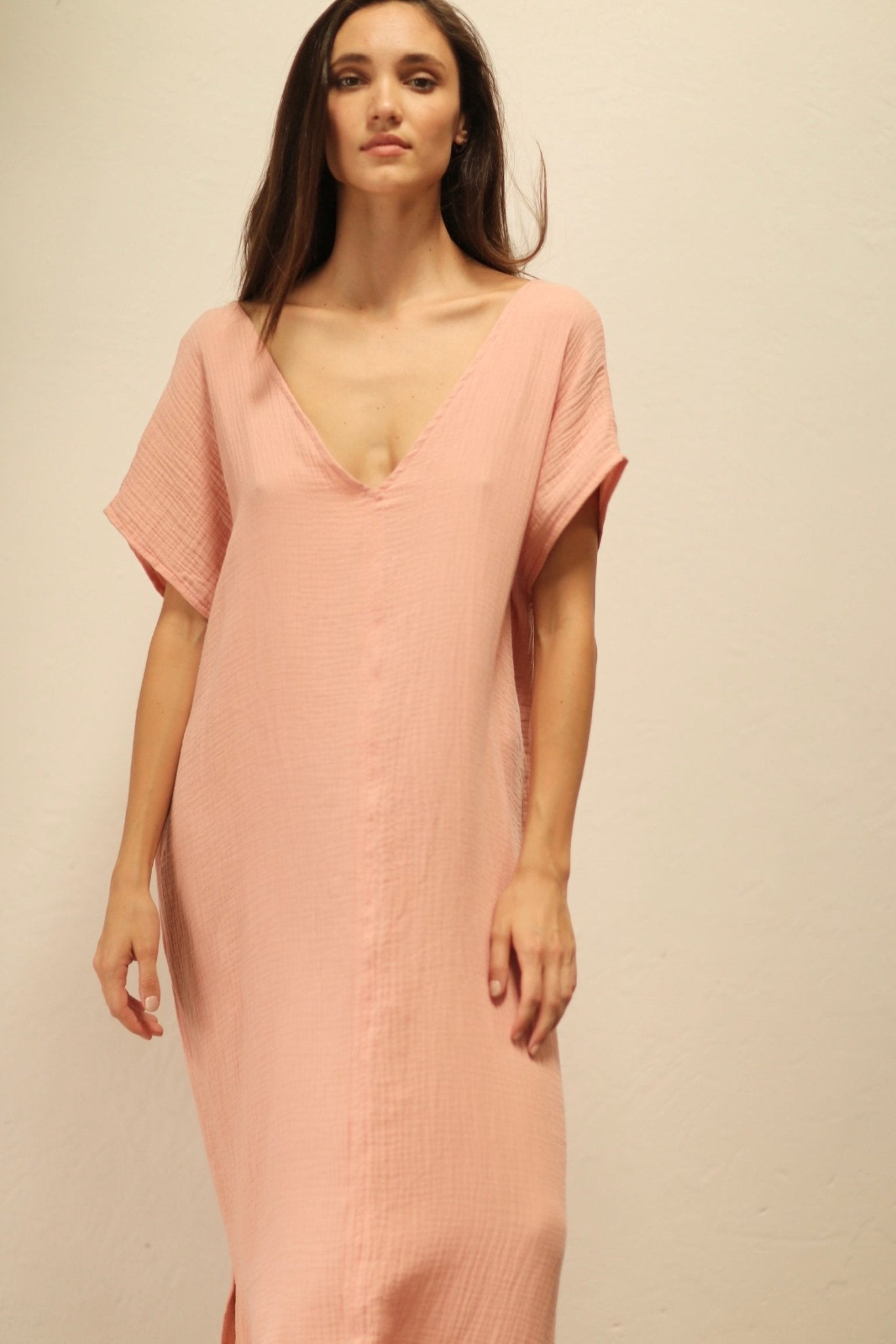 DRESS HELEN COTTON - BANGKOK TAILOR CLOTHING STORE - HANDMADE CLOTHING