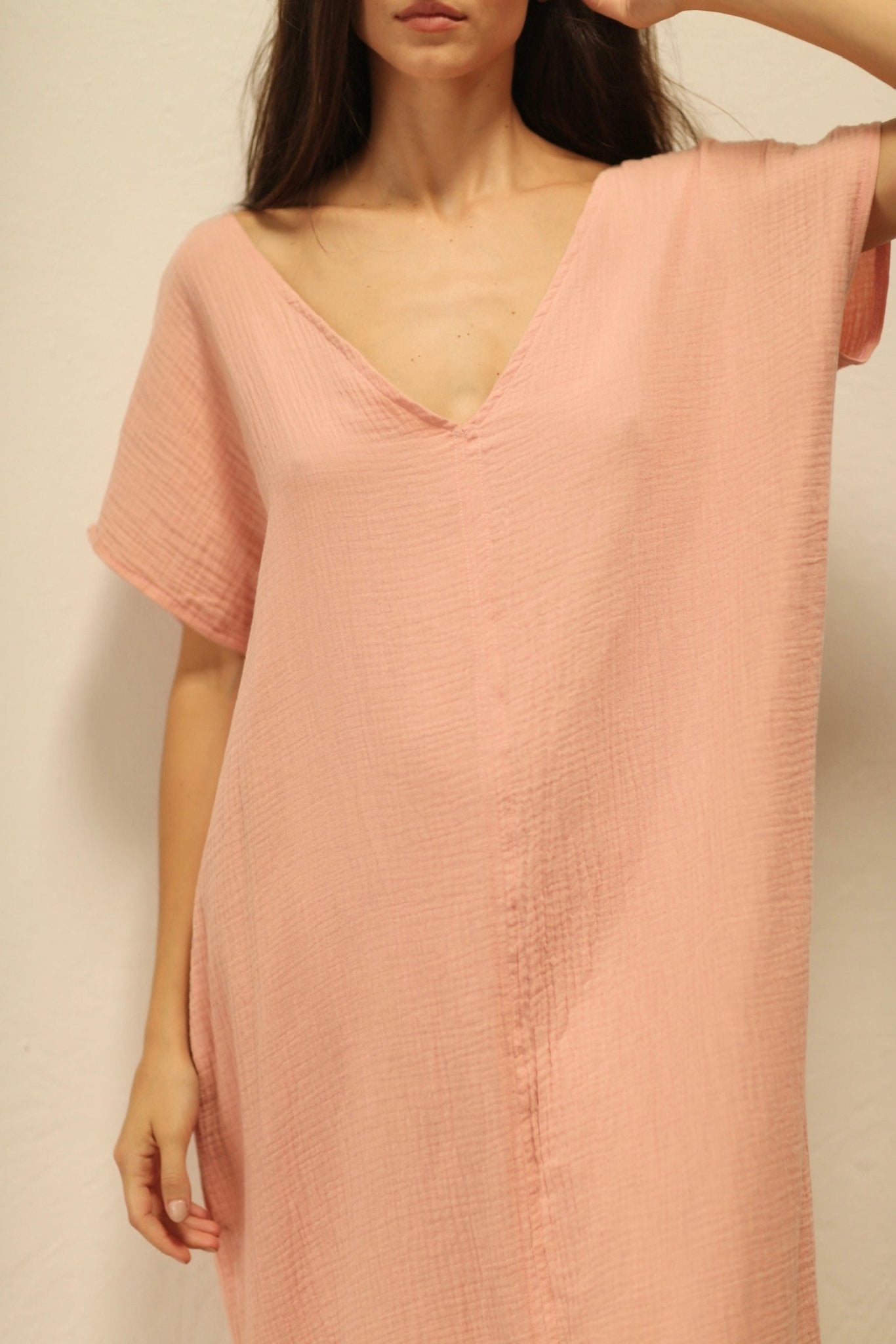 DRESS HELEN COTTON - BANGKOK TAILOR CLOTHING STORE - HANDMADE CLOTHING