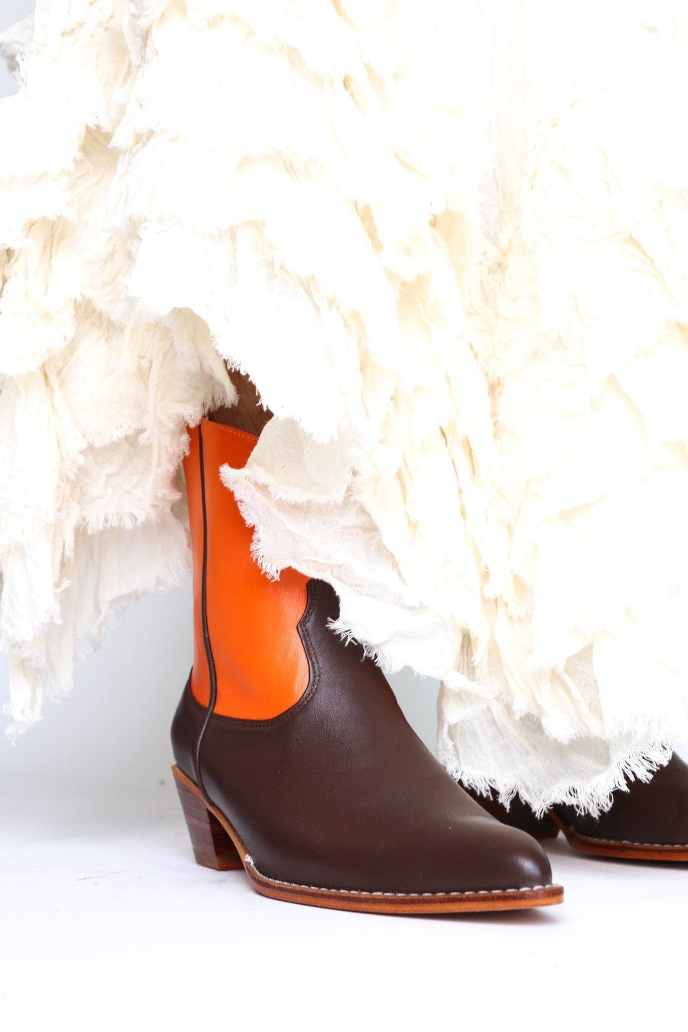 EASY RIDER SHORT BOOTS BOOTIES - BANGKOK TAILOR CLOTHING STORE - HANDMADE CLOTHING