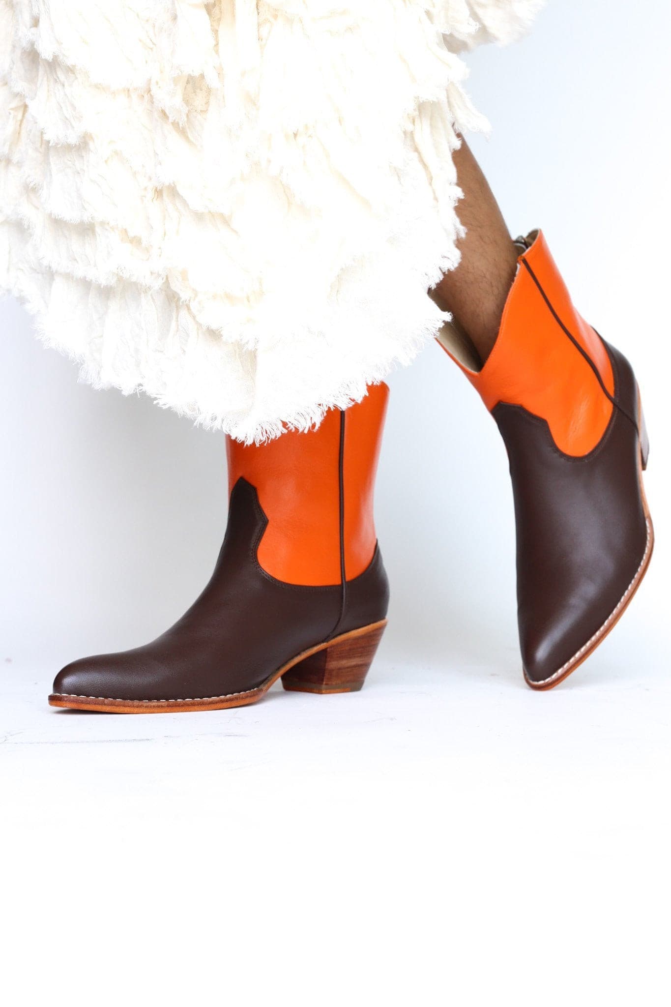 EASY RIDER SHORT BOOTS BOOTIES - BANGKOK TAILOR CLOTHING STORE - HANDMADE CLOTHING