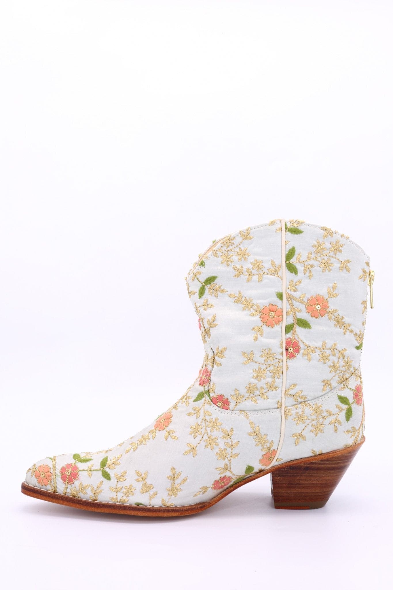 ELOISE SHORT WESTERN ANKLE BOOTS - BANGKOK TAILOR CLOTHING STORE - HANDMADE CLOTHING