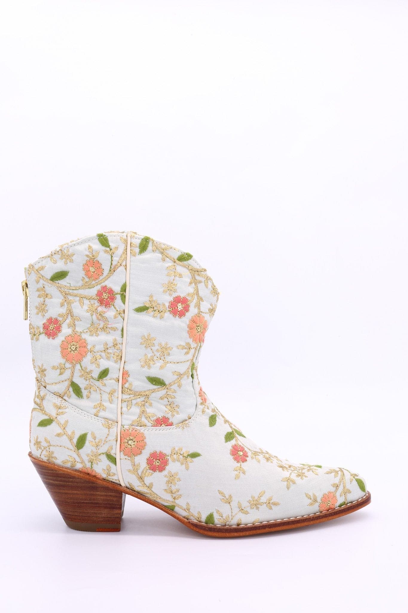 ELOISE SHORT WESTERN ANKLE BOOTS - BANGKOK TAILOR CLOTHING STORE - HANDMADE CLOTHING