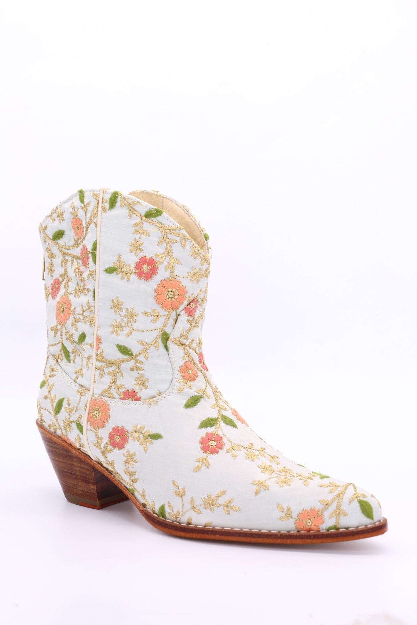 ELOISE SHORT WESTERN ANKLE BOOTS - BANGKOK TAILOR CLOTHING STORE - HANDMADE CLOTHING