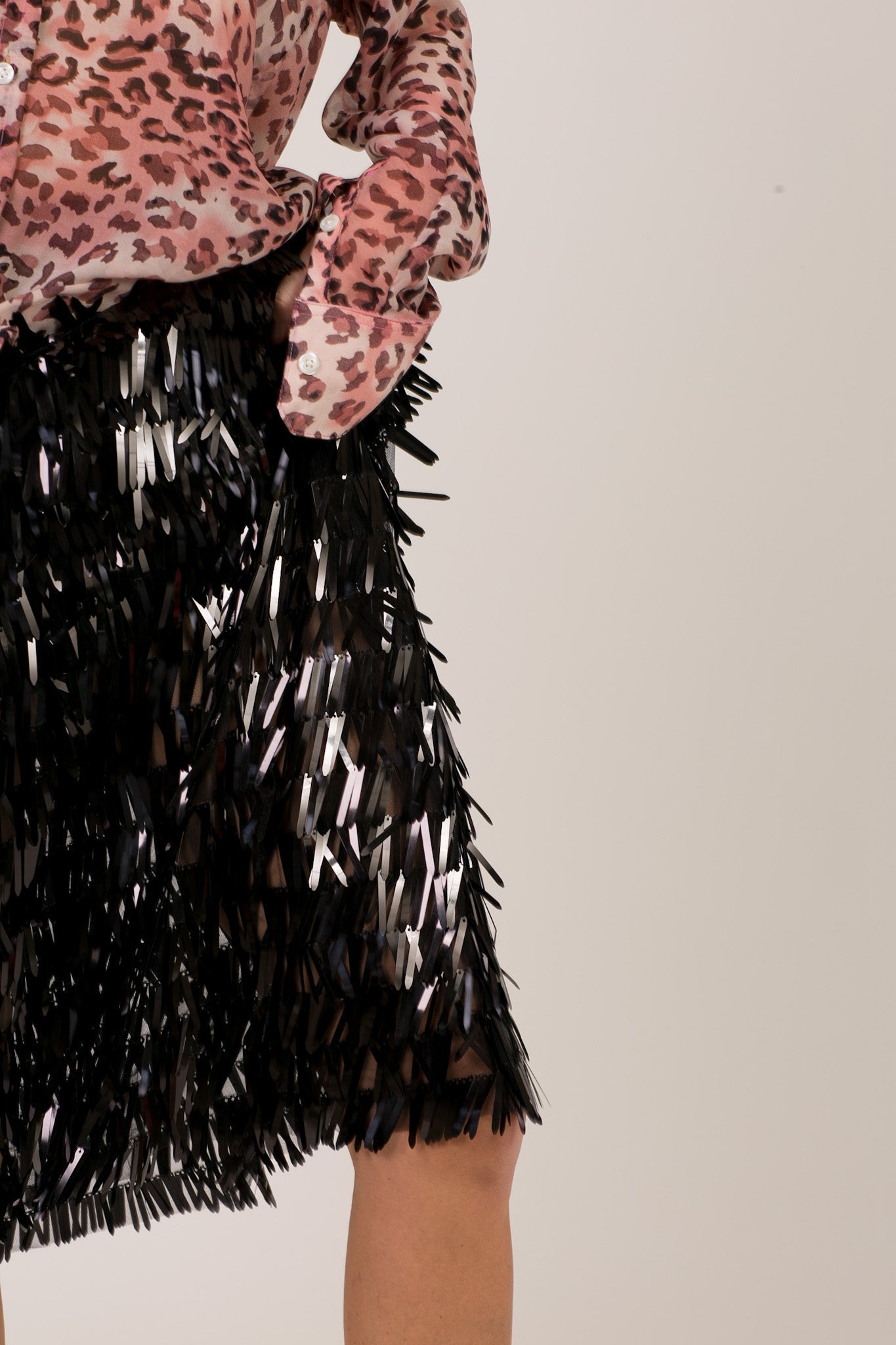 EMBELLISHED SKIRT LUZU - BANGKOK TAILOR CLOTHING STORE - HANDMADE CLOTHING