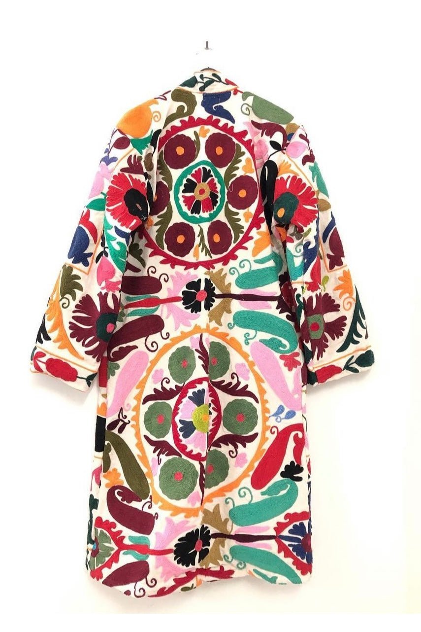 EMBROIDERED COAT EWITA - BANGKOK TAILOR CLOTHING STORE - HANDMADE CLOTHING