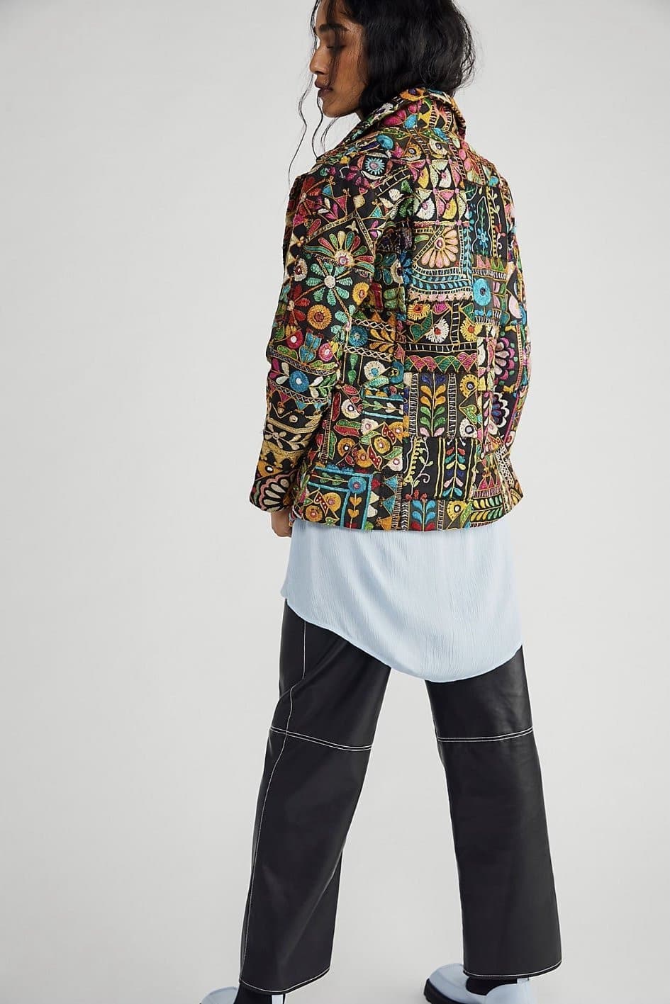 FRIDA VINTAGE PATCHWORK BLAZER X FREE PEOPLE - BANGKOK TAILOR CLOTHING STORE - HANDMADE CLOTHING