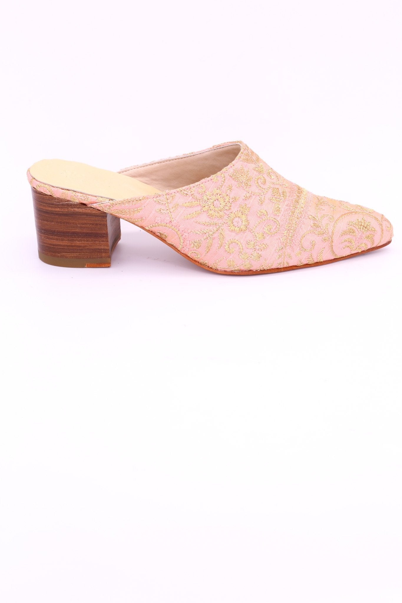 HEELED MULES KAY X ANTHROPOLOGIE - BANGKOK TAILOR CLOTHING STORE - HANDMADE CLOTHING