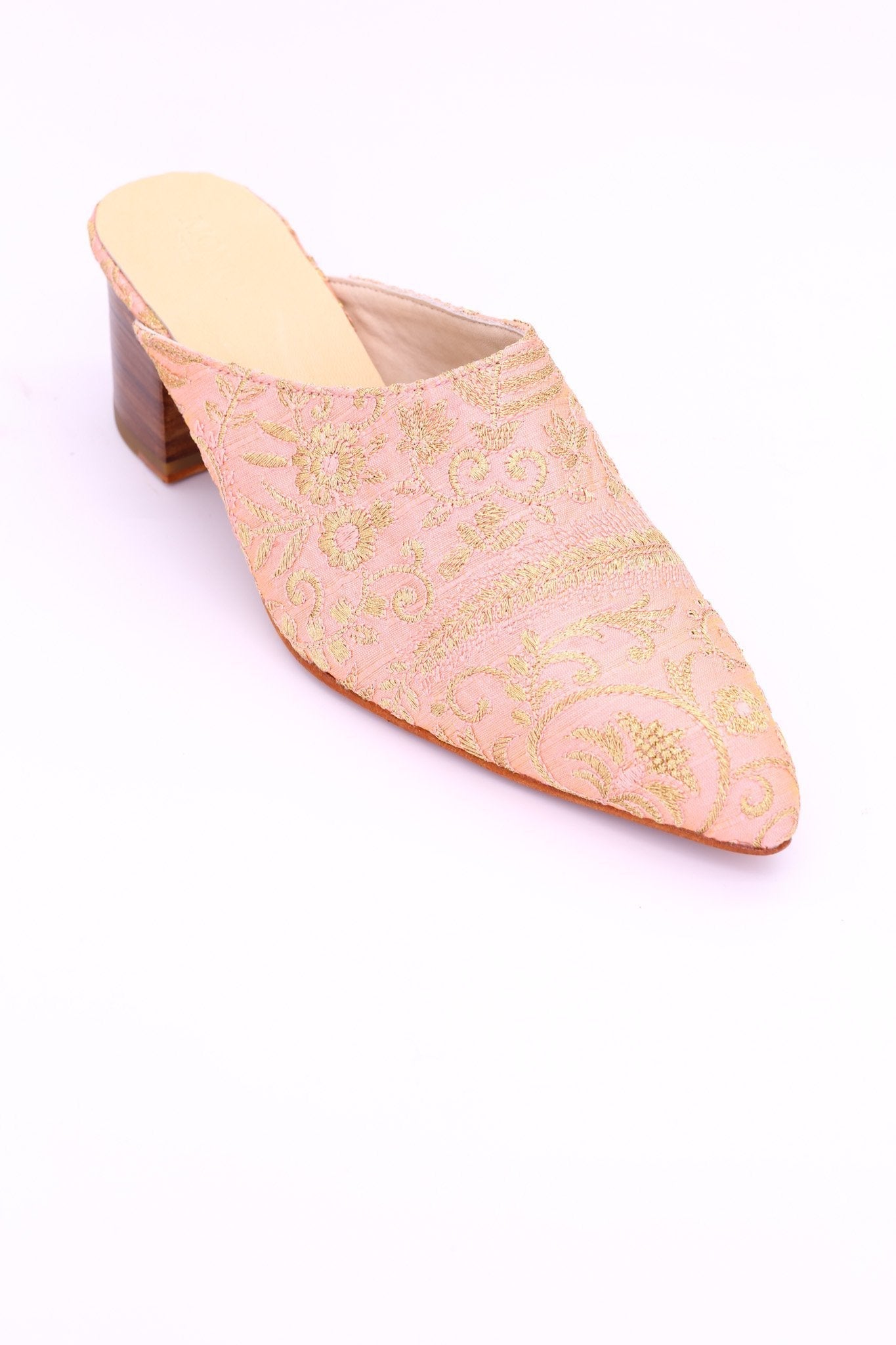 HEELED MULES KAY X ANTHROPOLOGIE - BANGKOK TAILOR CLOTHING STORE - HANDMADE CLOTHING