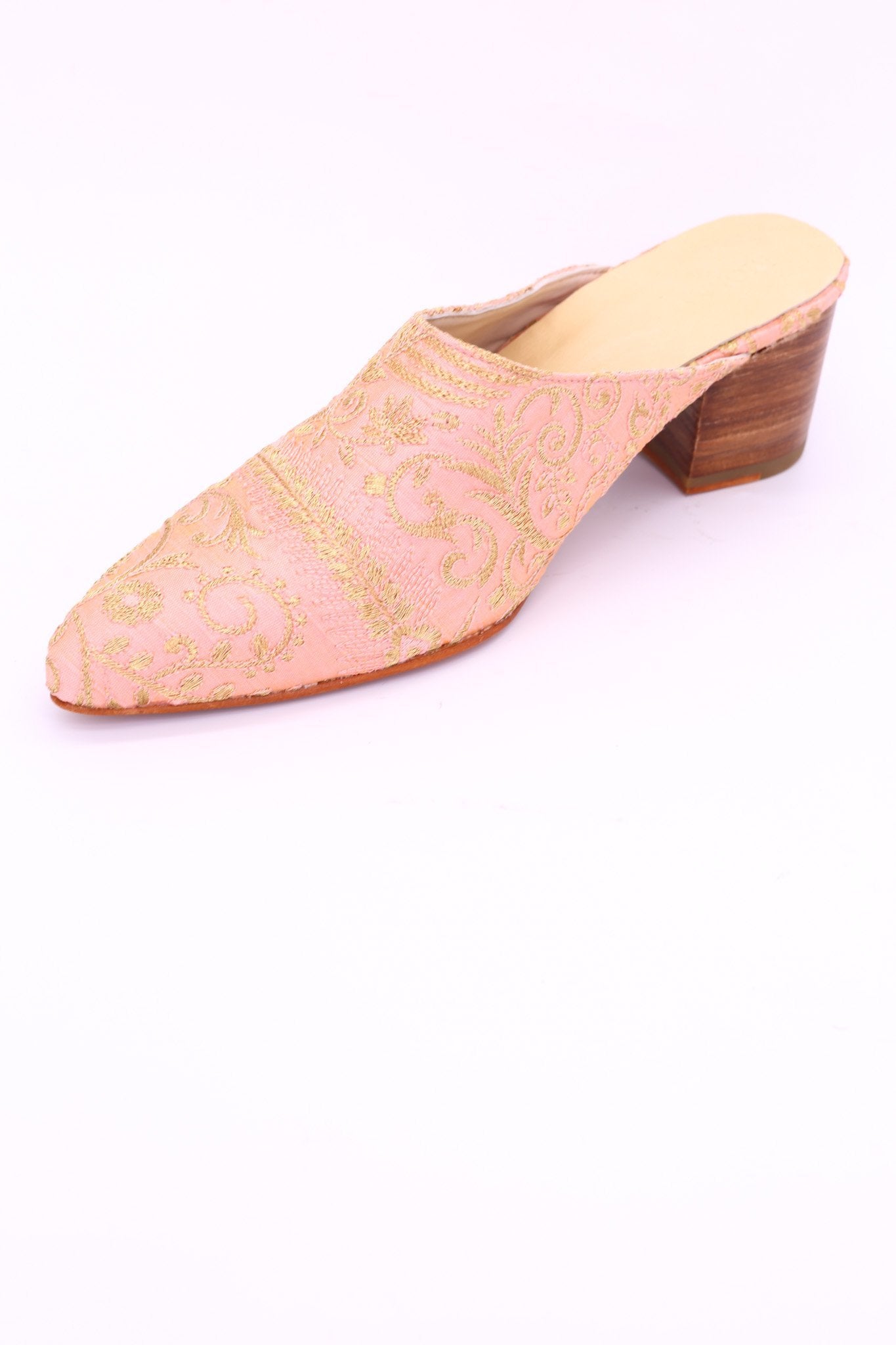 HEELED MULES KAY X ANTHROPOLOGIE - BANGKOK TAILOR CLOTHING STORE - HANDMADE CLOTHING