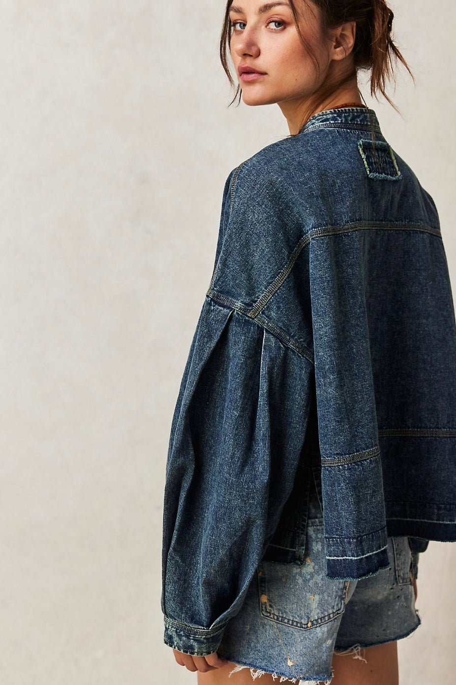 JUDE DENIM PULLOWER - BANGKOK TAILOR CLOTHING STORE - HANDMADE CLOTHING