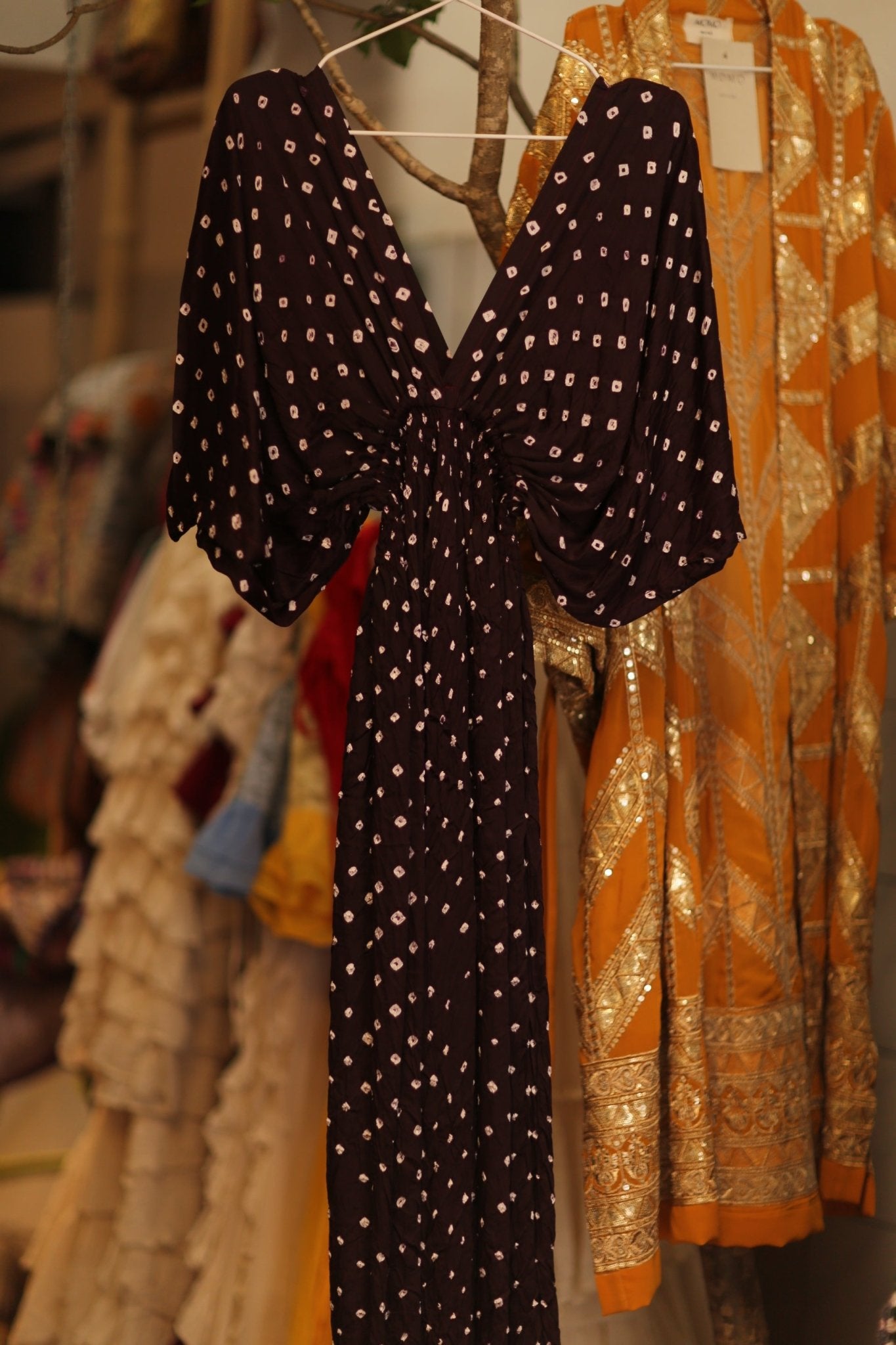 KAFTAN DRESS VAUGHN - BANGKOK TAILOR CLOTHING STORE - HANDMADE CLOTHING