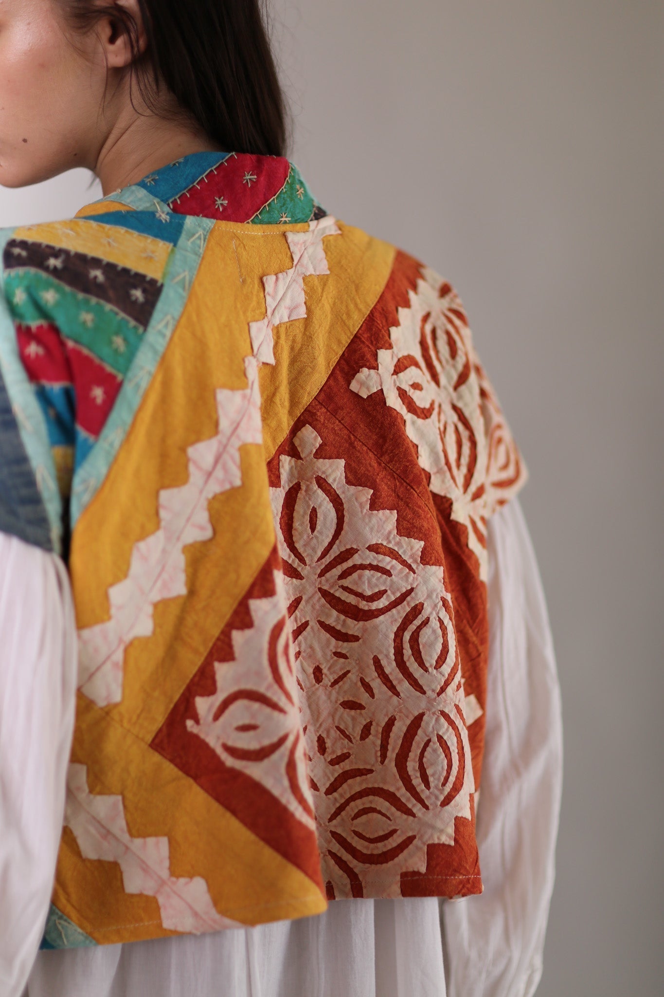 KIMONO VEST KREATREES - BANGKOK TAILOR CLOTHING STORE - HANDMADE CLOTHING