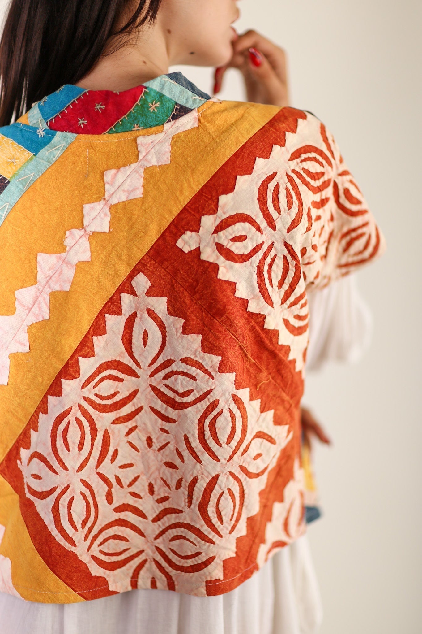 KIMONO VEST KREATREES - BANGKOK TAILOR CLOTHING STORE - HANDMADE CLOTHING