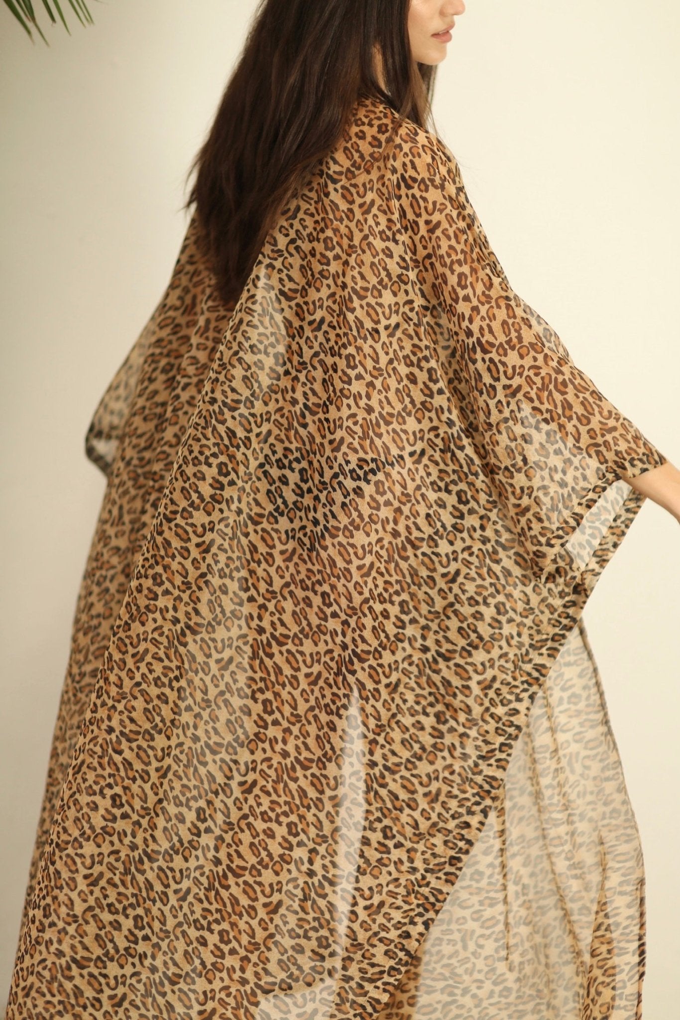 KRATOS CHEETAH LEOPARD PRINT KIMONO - BANGKOK TAILOR CLOTHING STORE - HANDMADE CLOTHING
