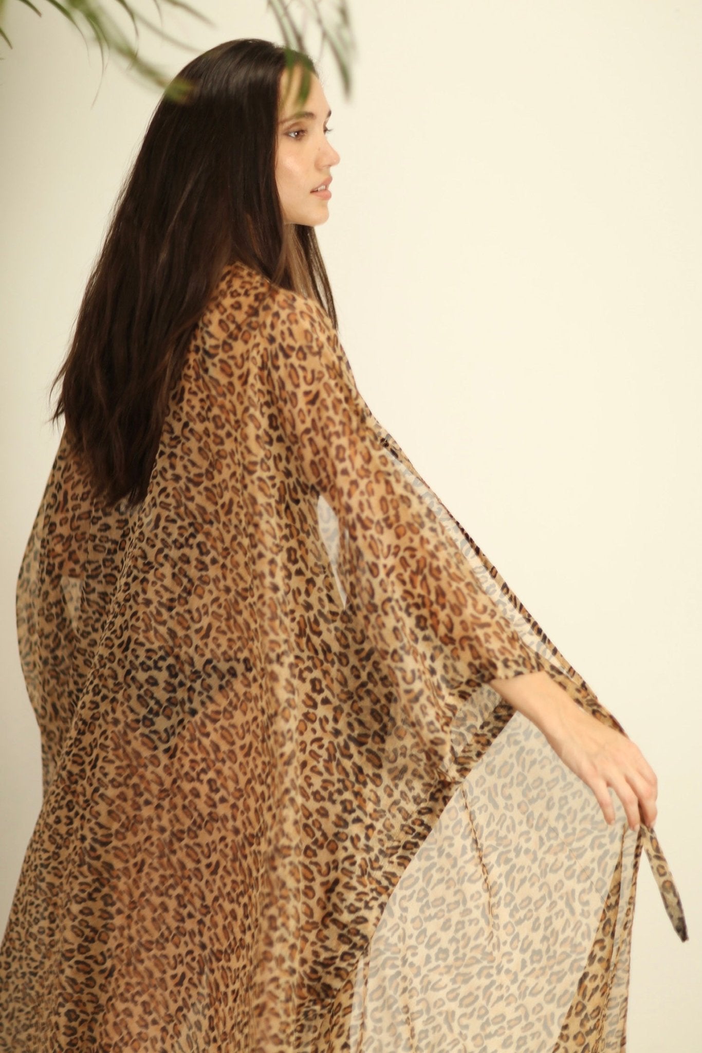 KRATOS CHEETAH LEOPARD PRINT KIMONO - BANGKOK TAILOR CLOTHING STORE - HANDMADE CLOTHING