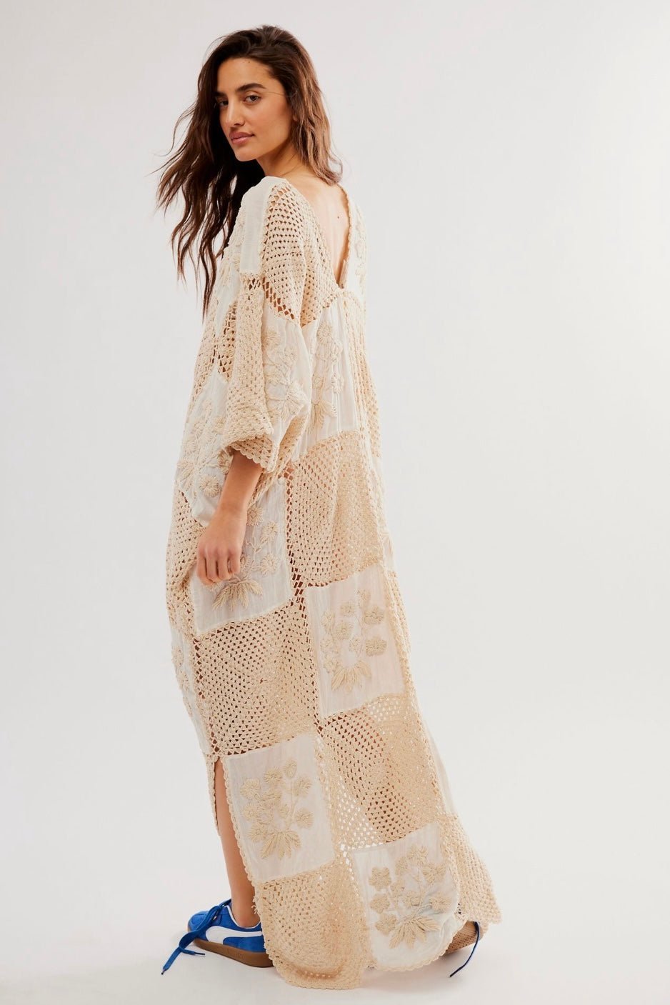 LOVE STORY CROCHET KAFTAN - BANGKOK TAILOR CLOTHING STORE - HANDMADE CLOTHING