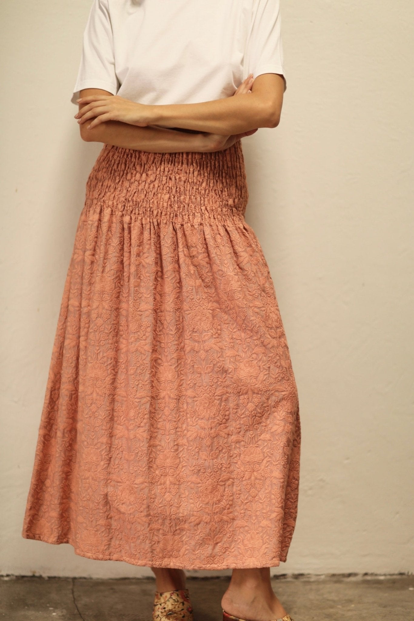 MALAINA DRESS SKIRT - BANGKOK TAILOR CLOTHING STORE - HANDMADE CLOTHING