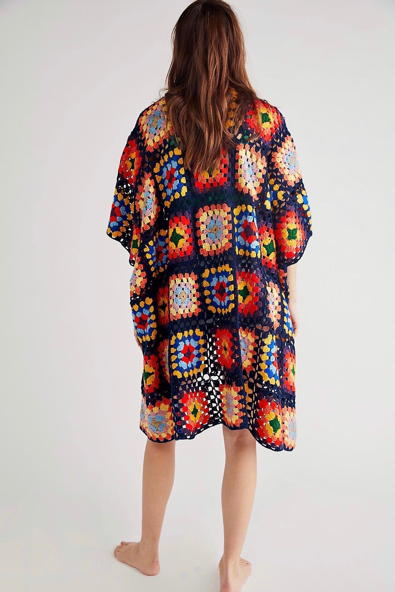 NONI HAND CROCHET PONCHO X FREE PEOPLE - BANGKOK TAILOR CLOTHING STORE - HANDMADE CLOTHING