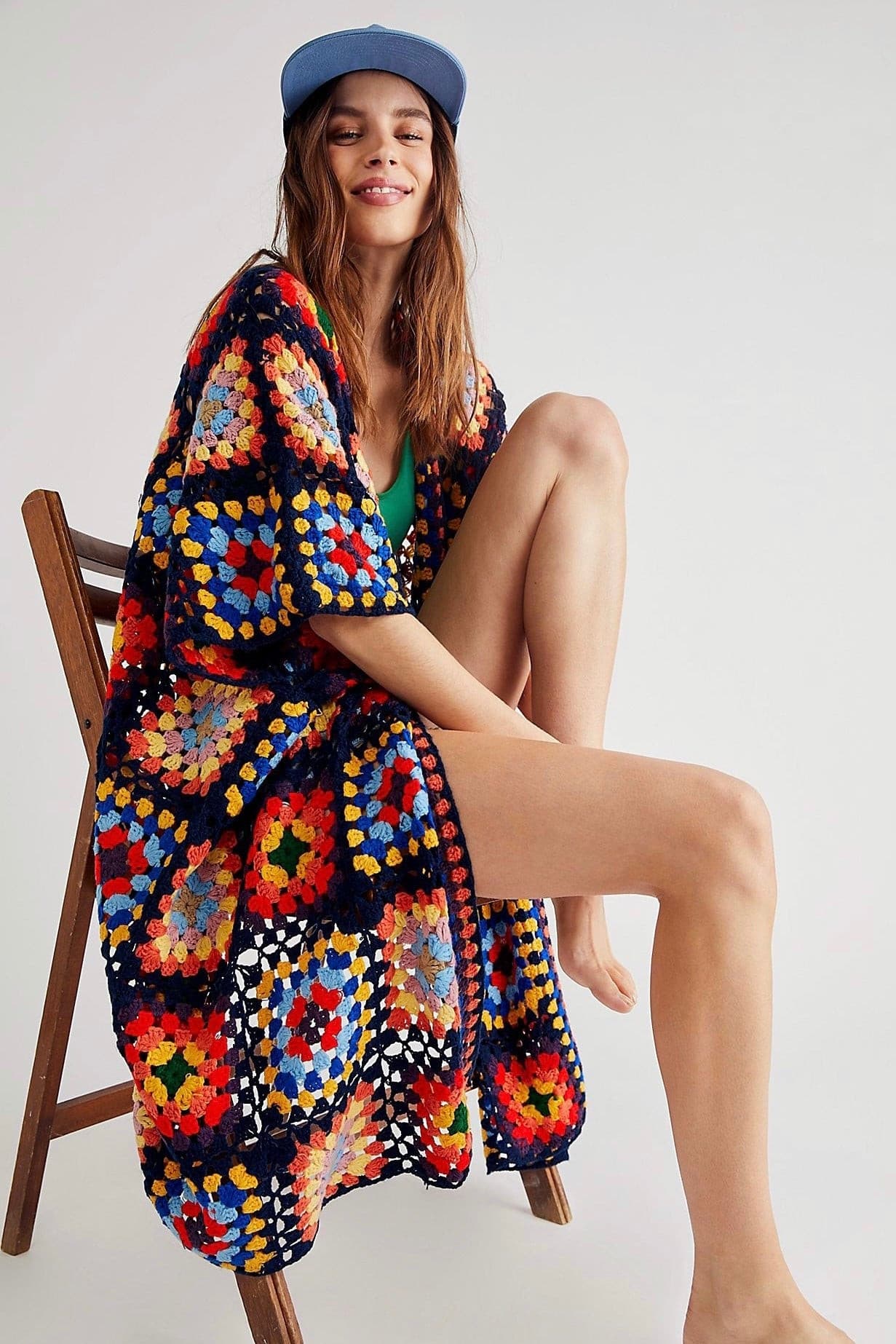 NONI HAND CROCHET PONCHO X FREE PEOPLE - BANGKOK TAILOR CLOTHING STORE - HANDMADE CLOTHING