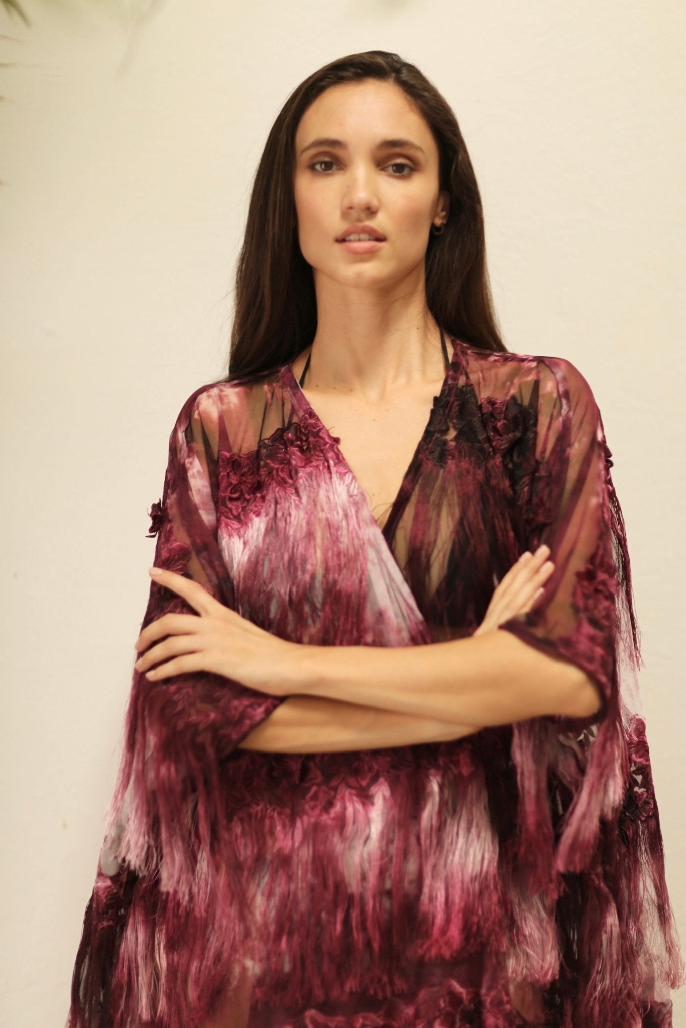 NOVELTY ASCLEPIUS TASSEL KIMONO - BANGKOK TAILOR CLOTHING STORE - HANDMADE CLOTHING