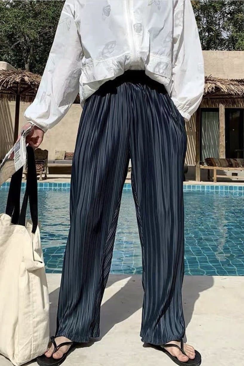 PLEATED PANTS SHARON - BANGKOK TAILOR CLOTHING STORE - HANDMADE CLOTHING