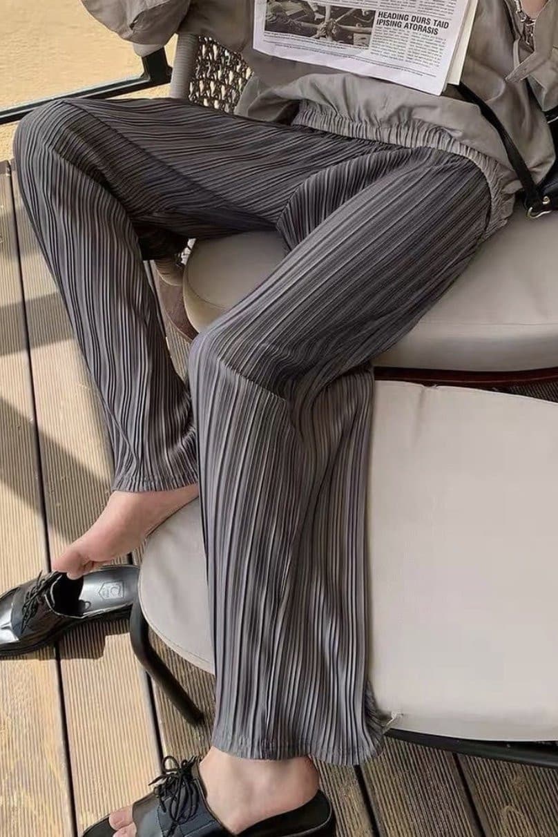 PLEATED PANTS SHARON - BANGKOK TAILOR CLOTHING STORE - HANDMADE CLOTHING