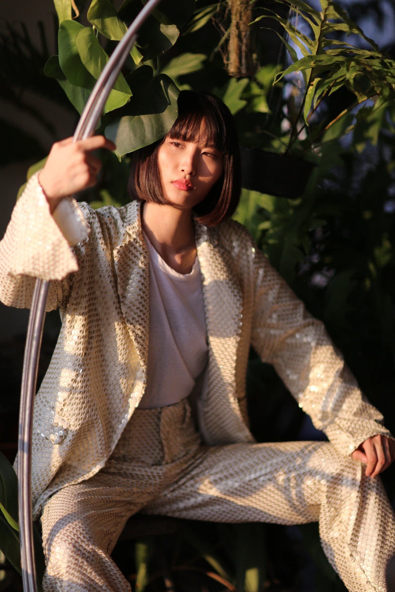 SEQUIN EMBROIDERED JACKET ASAMI - BANGKOK TAILOR CLOTHING STORE - HANDMADE CLOTHING