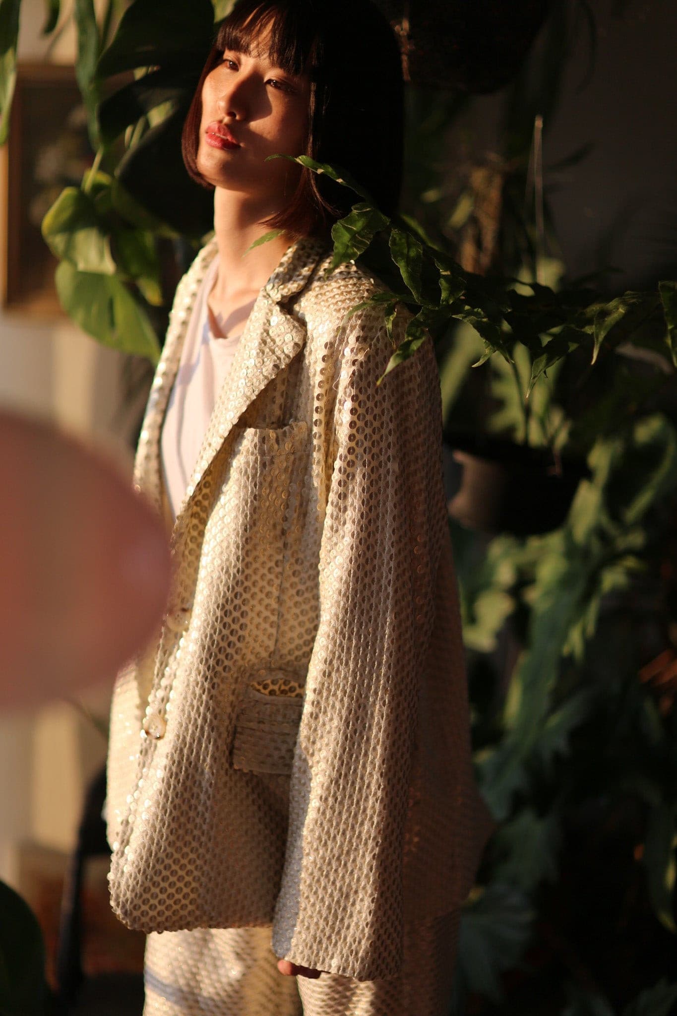 SEQUIN EMBROIDERED JACKET ASAMI - BANGKOK TAILOR CLOTHING STORE - HANDMADE CLOTHING