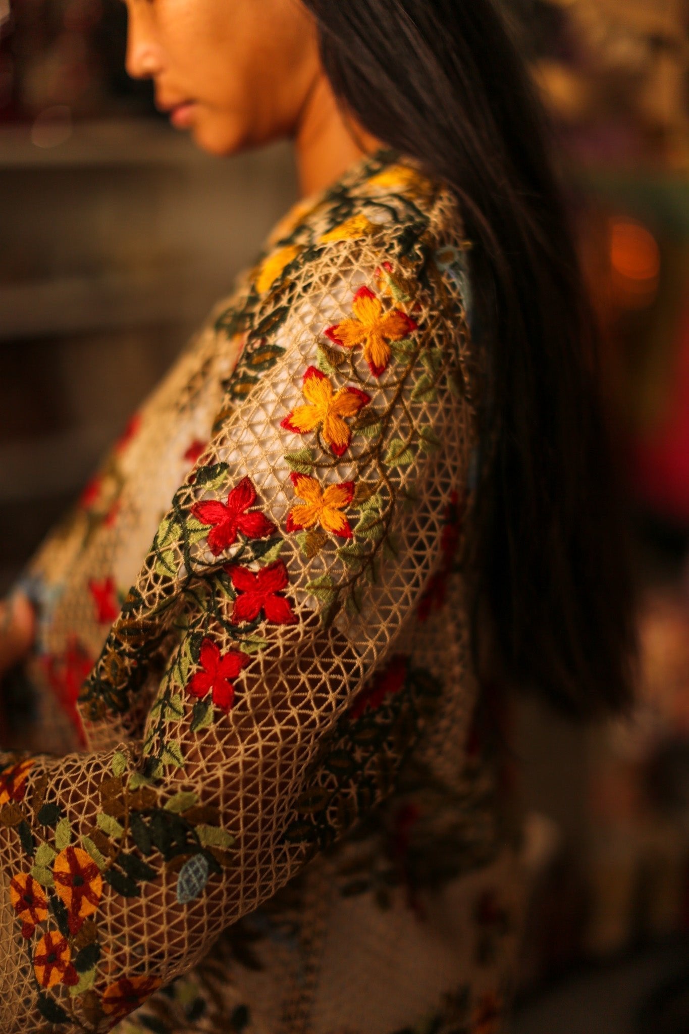 SHORT KIMONO JACKET DEBBIE - BANGKOK TAILOR CLOTHING STORE - HANDMADE CLOTHING