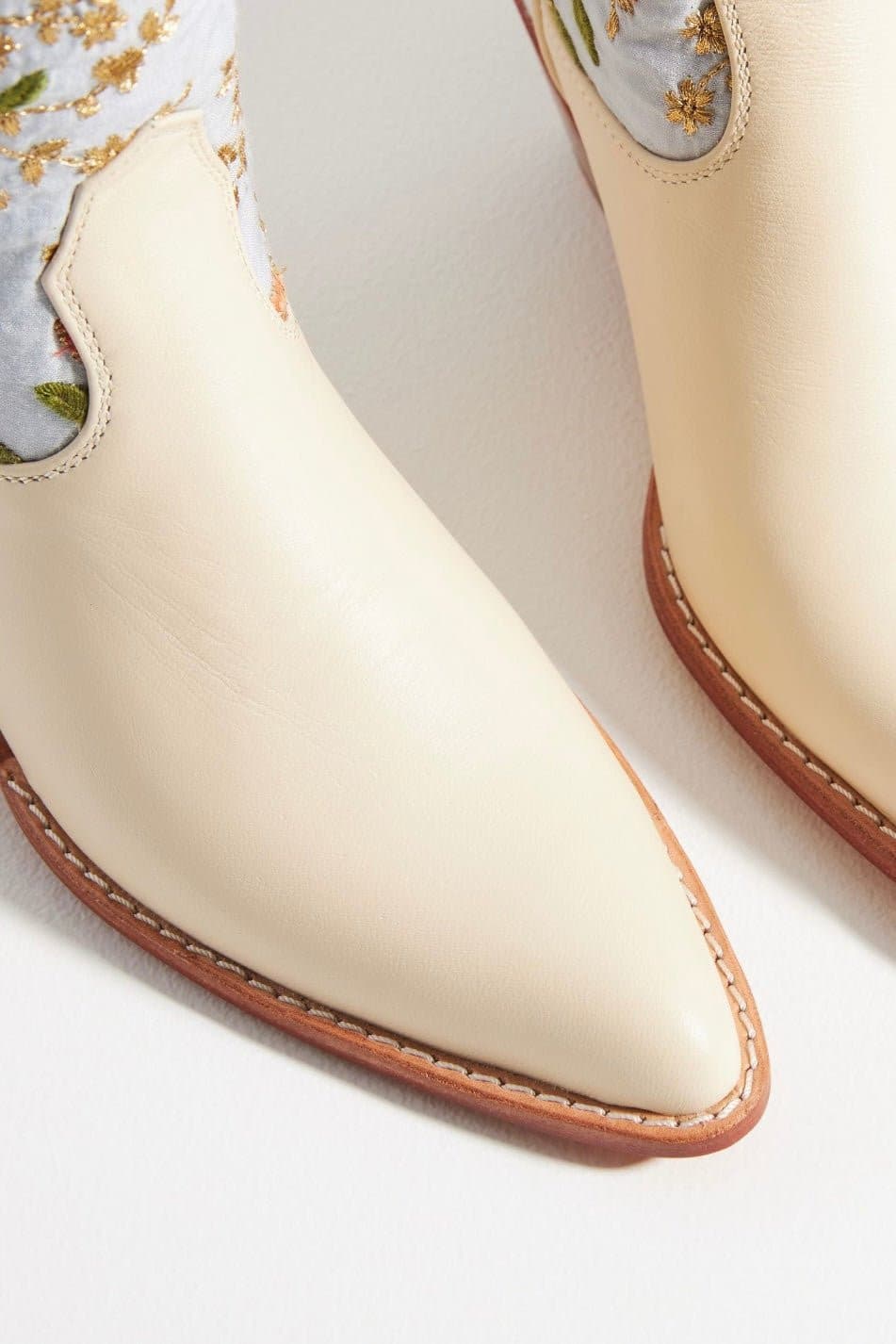 SILK EMBROIDERED WESTERN BOOTS LOUIS - BANGKOK TAILOR CLOTHING STORE - HANDMADE CLOTHING