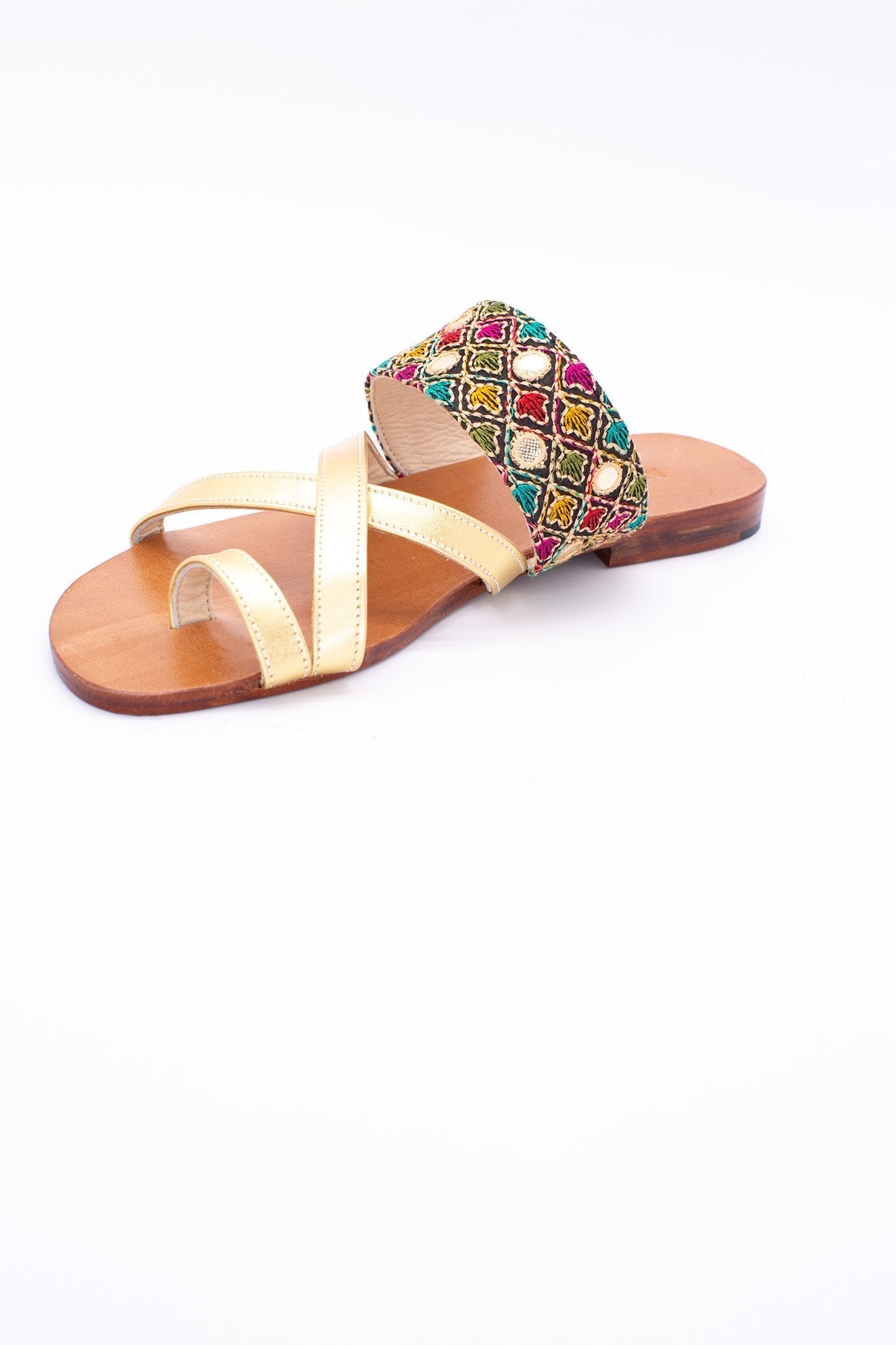 SUMMER LEATHER STRAP SANDALS JILL - BANGKOK TAILOR CLOTHING STORE - HANDMADE CLOTHING