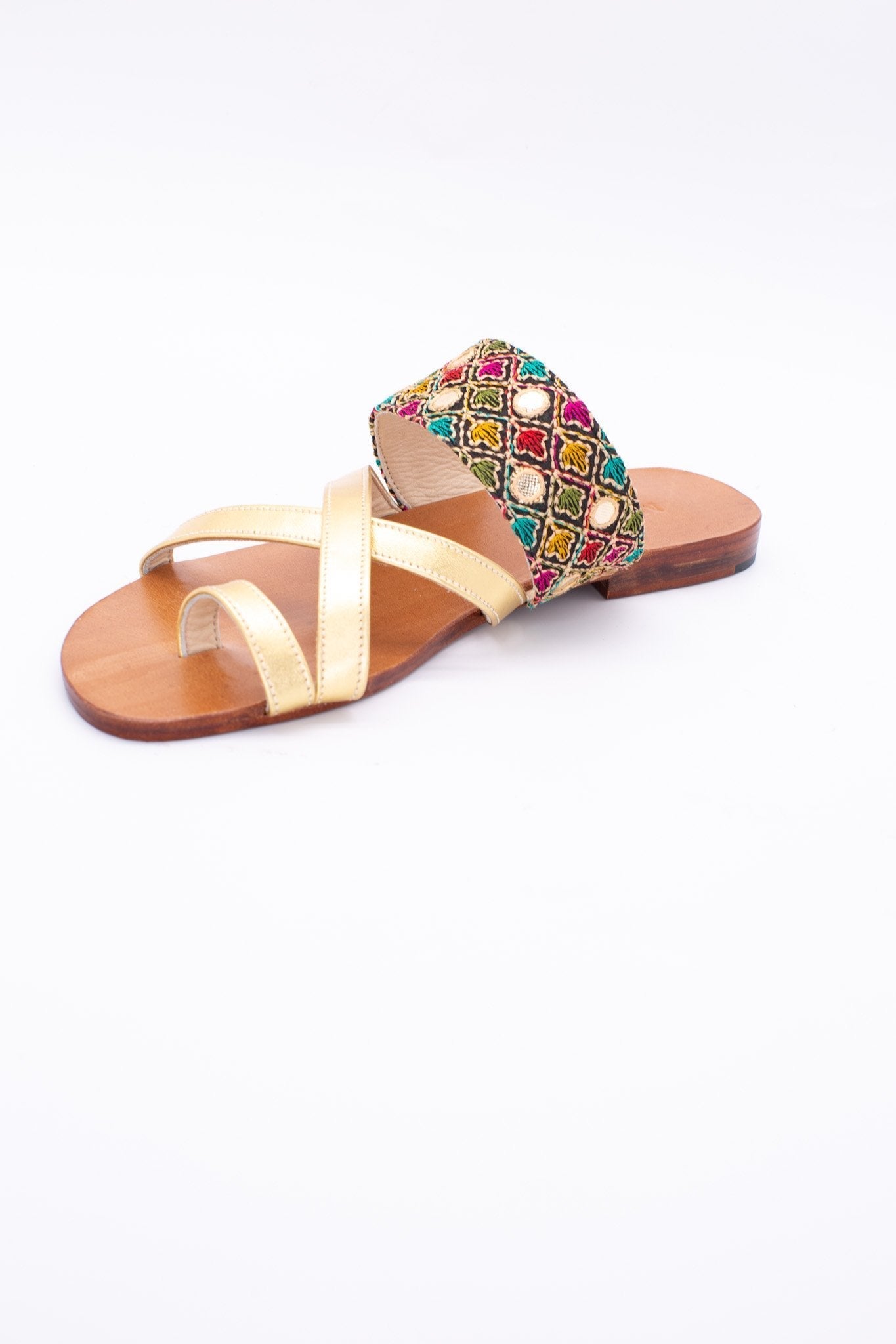 SUMMER LEATHER STRAP SANDALS JILL - BANGKOK TAILOR CLOTHING STORE - HANDMADE CLOTHING