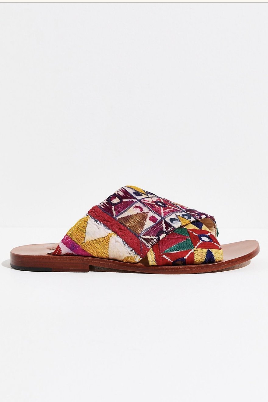 SUNNY DAYS SLIP ON SANDALS X FREE PEOPLE - BANGKOK TAILOR CLOTHING STORE - HANDMADE CLOTHING