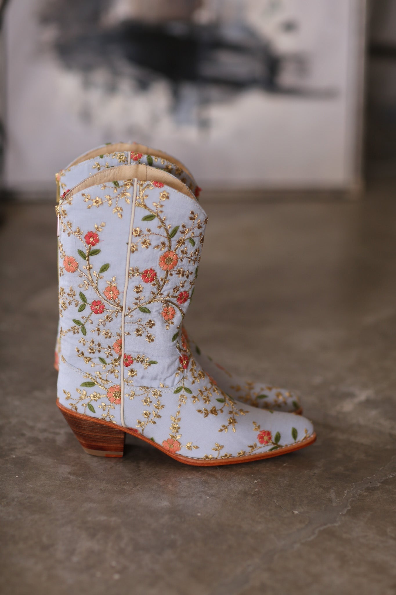TALL WESTERN BOOTS LUIZA - BANGKOK TAILOR CLOTHING STORE - HANDMADE CLOTHING