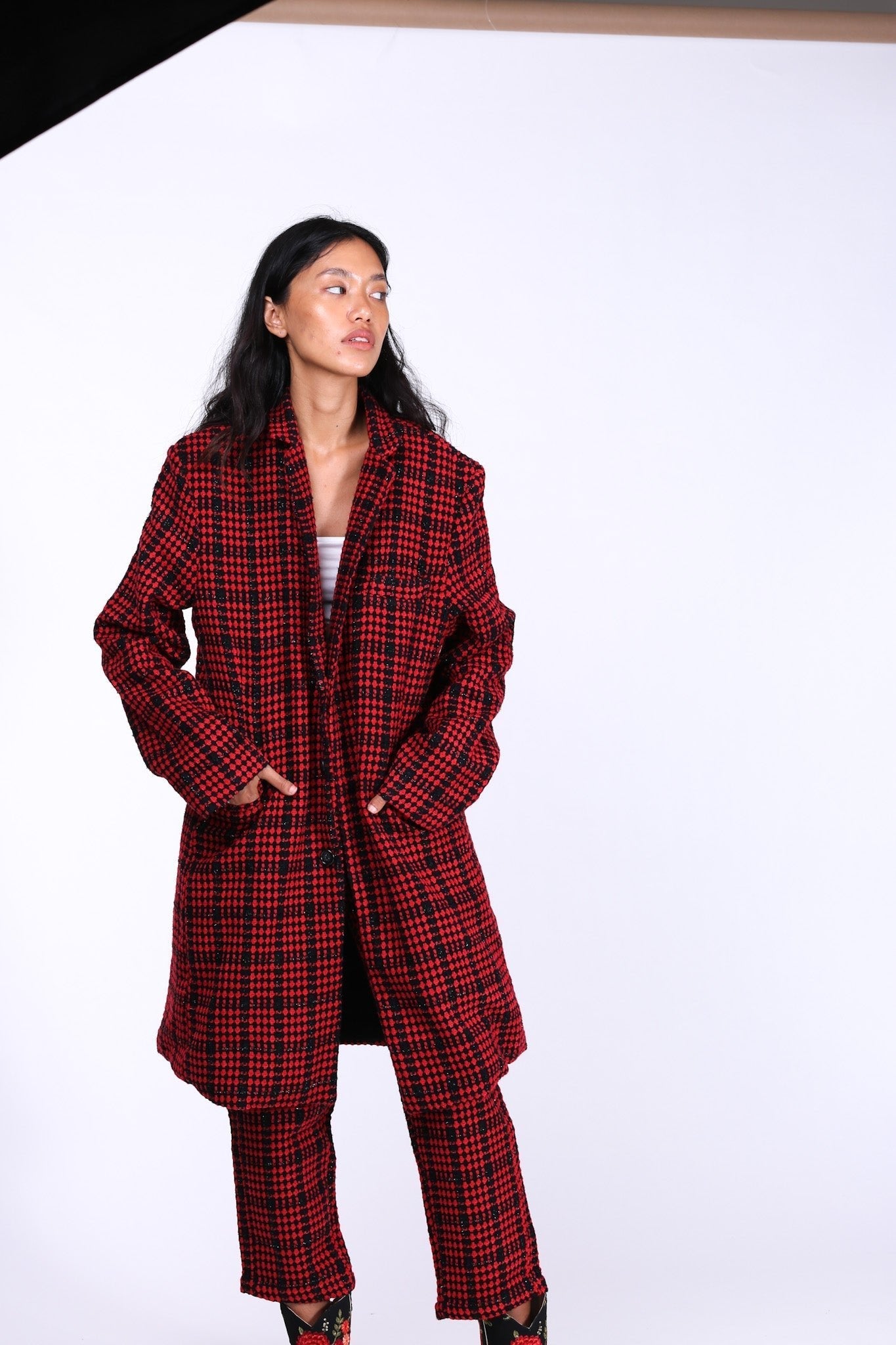 WOOL JACKET COAT JACKIE - BANGKOK TAILOR CLOTHING STORE - HANDMADE CLOTHING