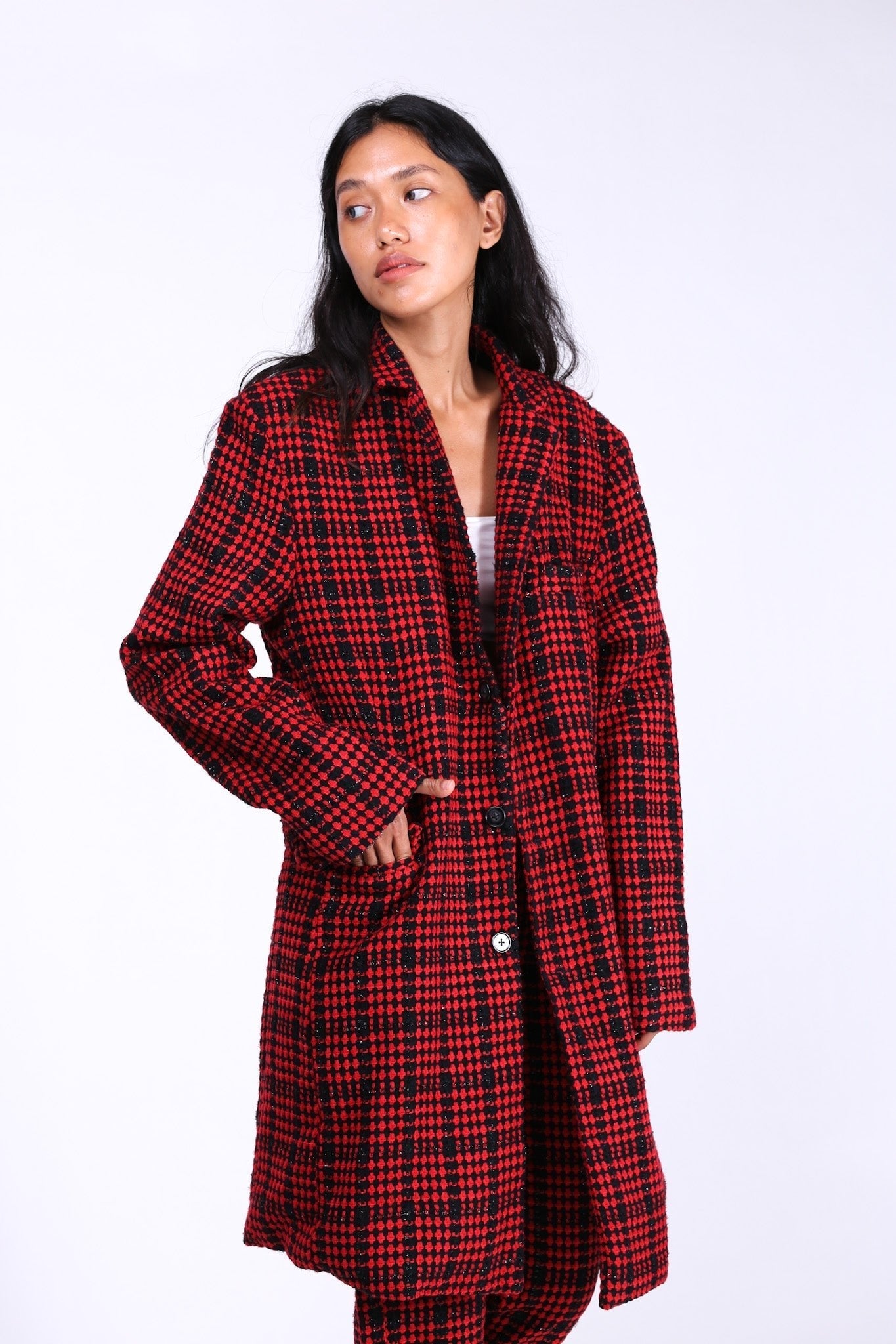 WOOL JACKET COAT JACKIE - BANGKOK TAILOR CLOTHING STORE - HANDMADE CLOTHING