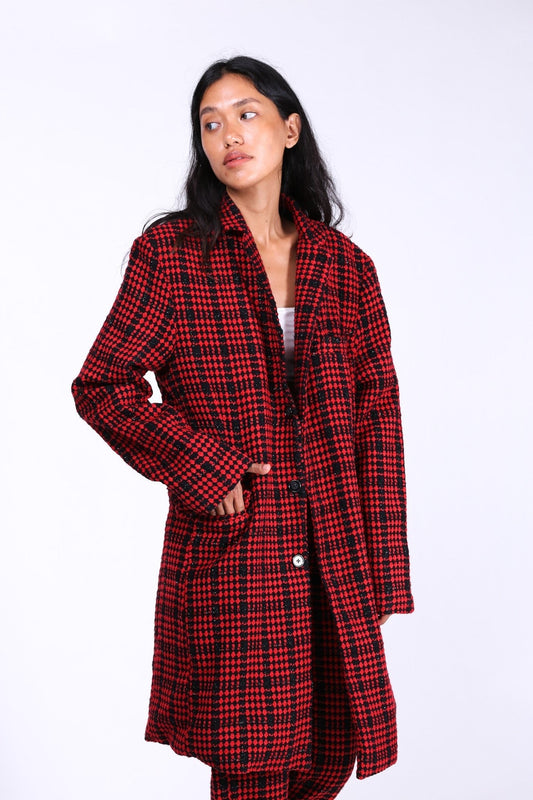 WOOL JACKET COAT JACKIE - BANGKOK TAILOR CLOTHING STORE - HANDMADE CLOTHING
