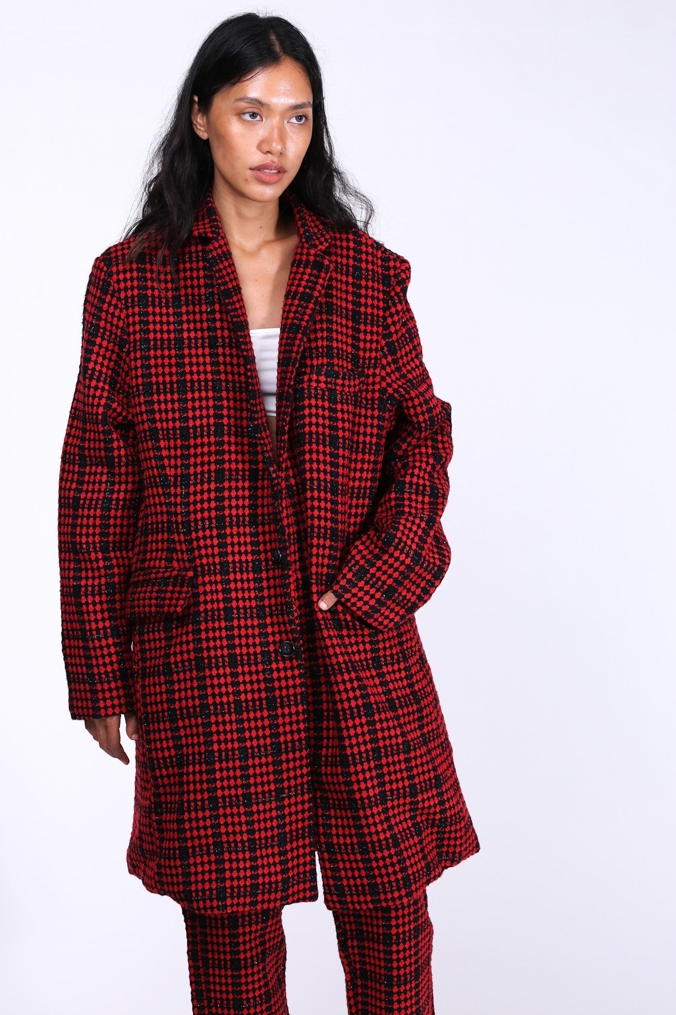 WOOL JACKET COAT JACKIE - BANGKOK TAILOR CLOTHING STORE - HANDMADE CLOTHING