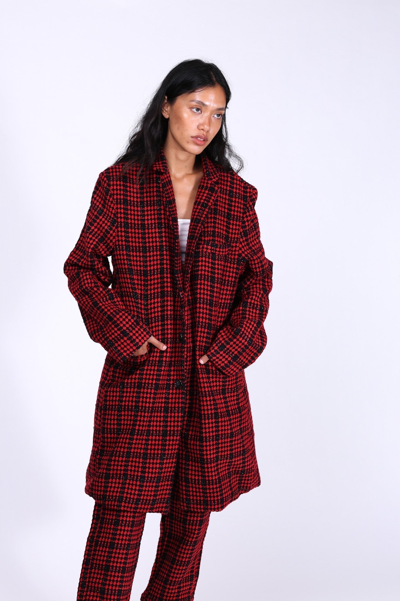 WOOL JACKET COAT JACKIE - BANGKOK TAILOR CLOTHING STORE - HANDMADE CLOTHING