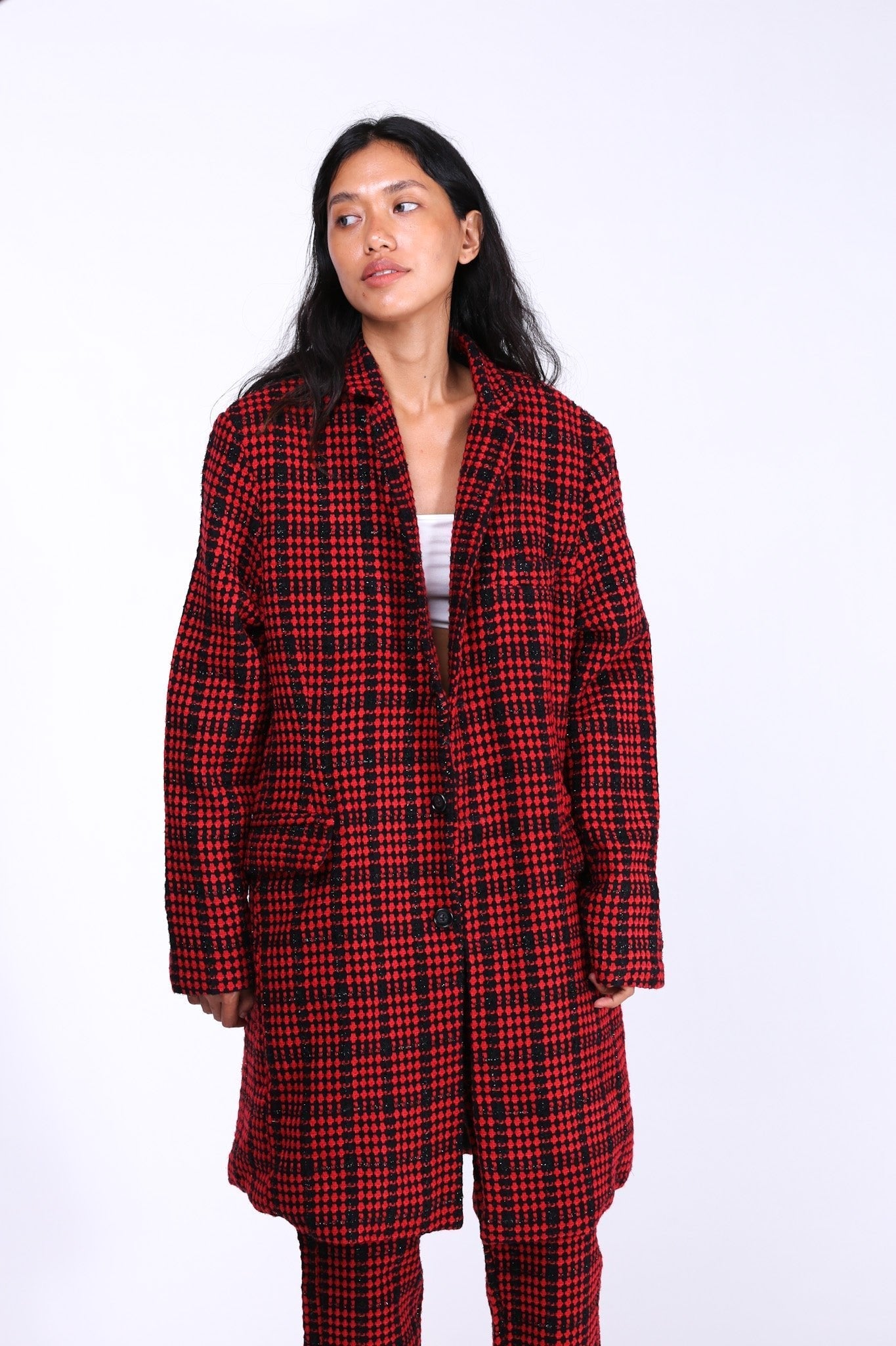 WOOL JACKET COAT JACKIE - BANGKOK TAILOR CLOTHING STORE - HANDMADE CLOTHING