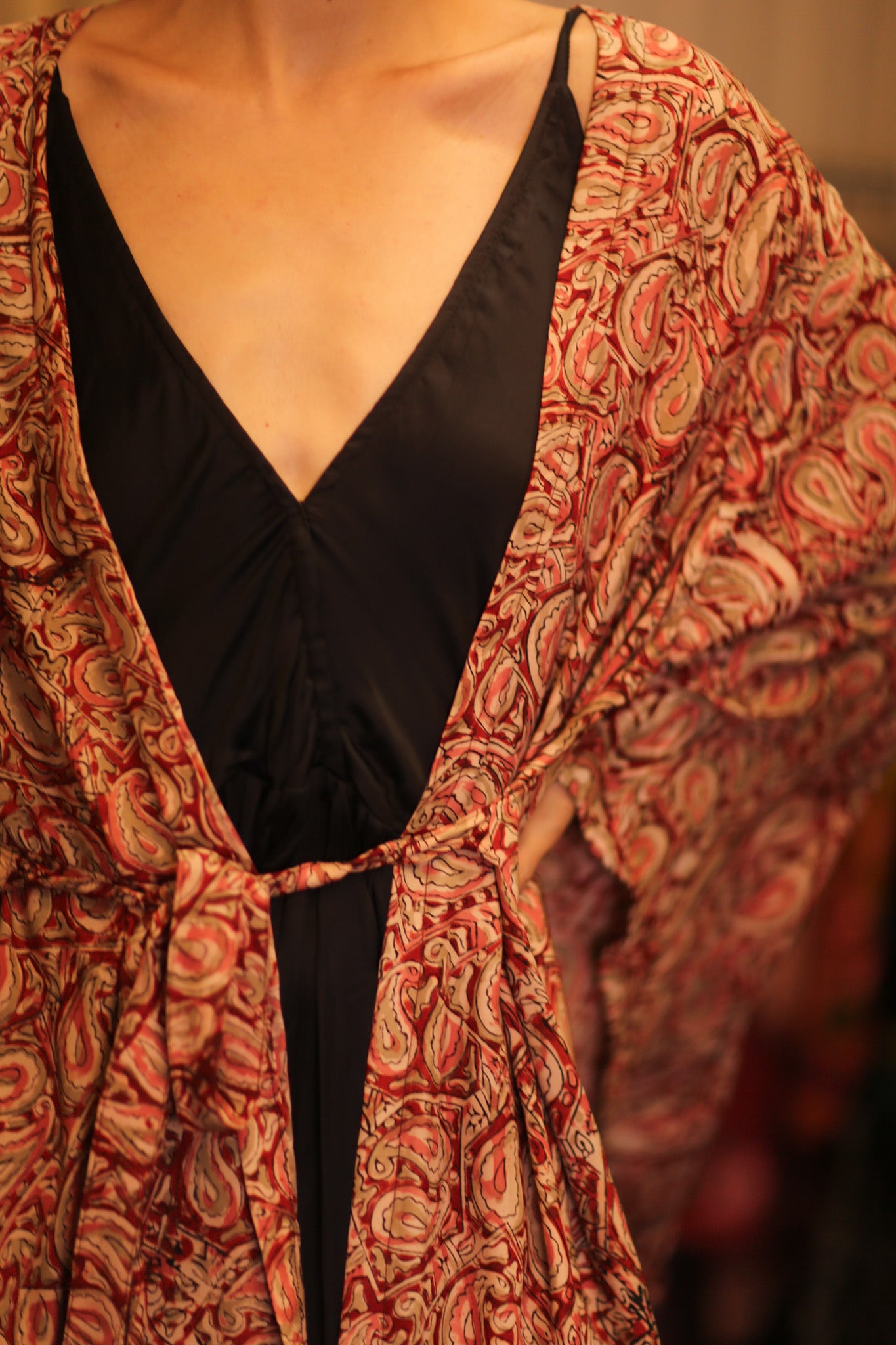 PINA WING SILK KIMONO OSA