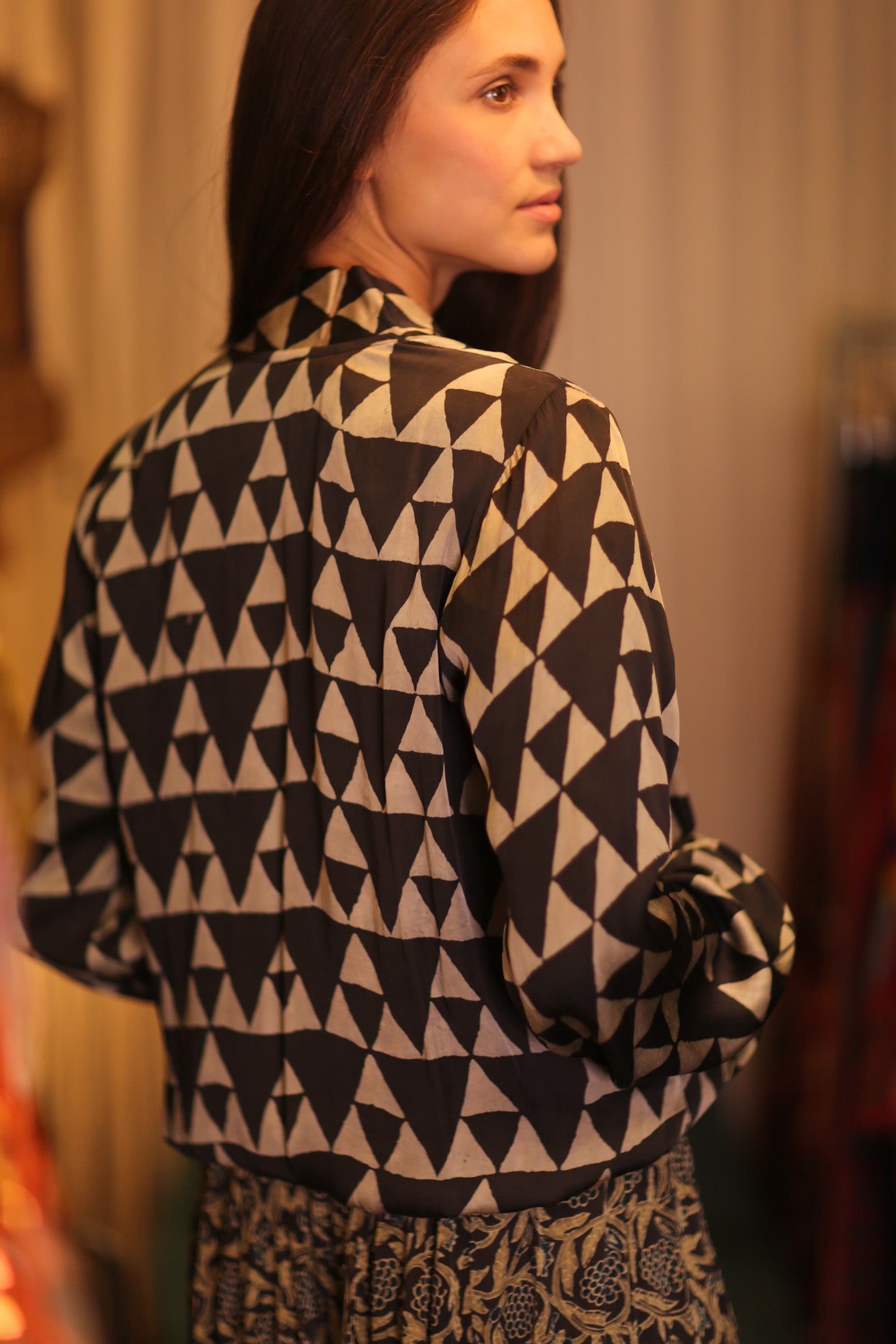 BOMBER JACKET SILK ANCHA ISRA