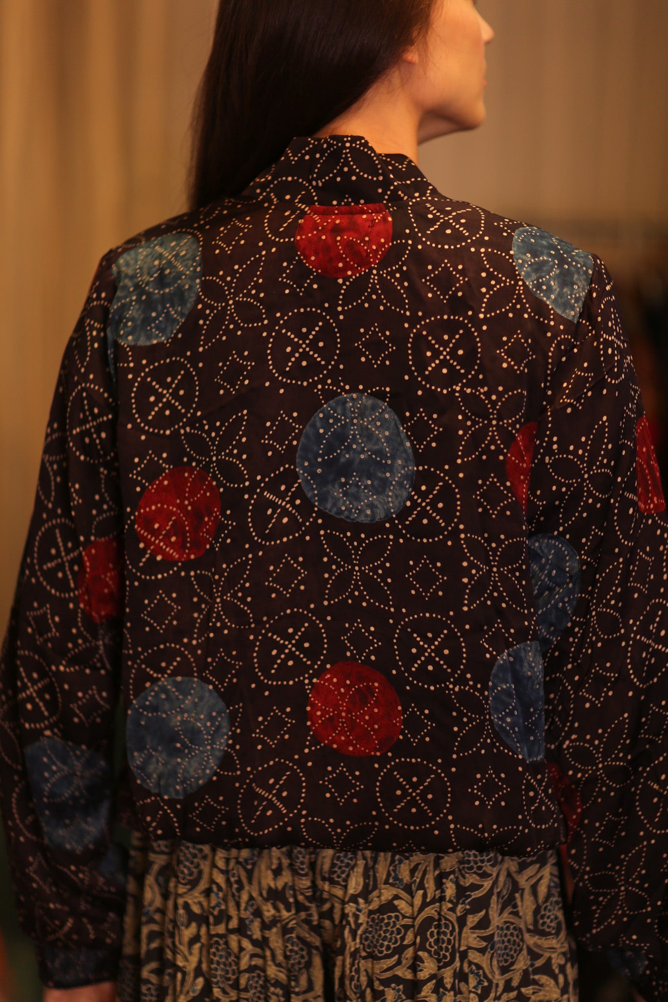 BOMBER JACKET SILK ANCHA DOMI