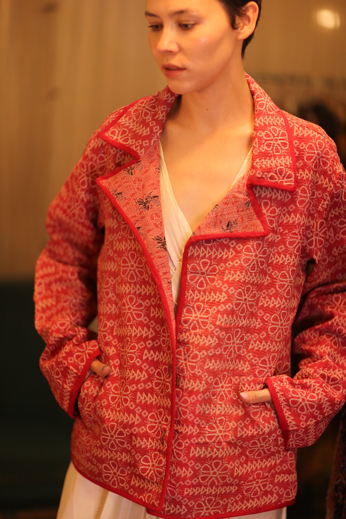 VINTAGE KANTHA JACKET ALBA